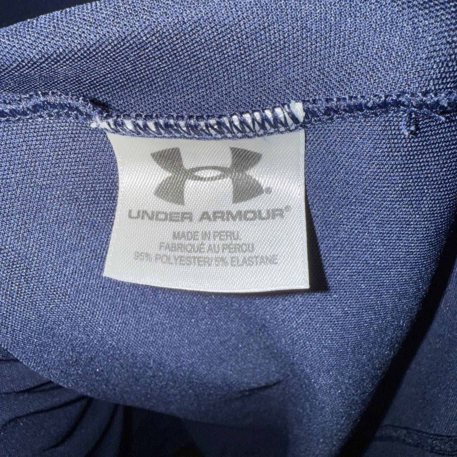 Under Armour Under Armour Mens XL Navy Blue Short Sleeve Golf Polo Shirt Size US XL / EU 56 / 4 - 6 Thumbnail