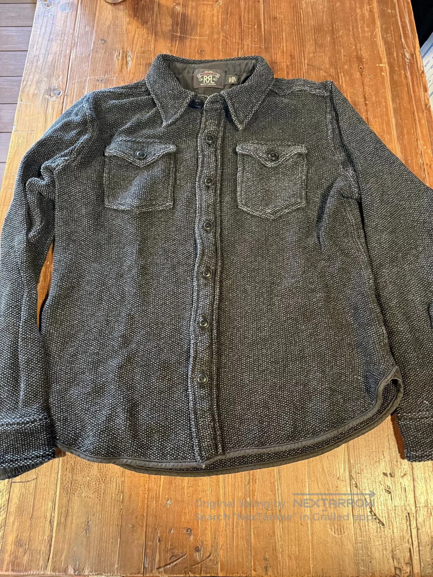 RRL Ralph Lauren RRL Ralph Lauren Gray T Jacket L. Size US L / EU 52-54 / 3 - 1 Thumbnail