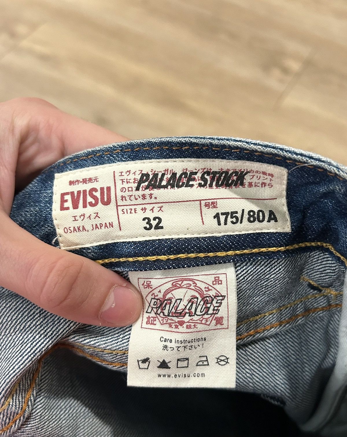 Evisu × Palace Evisu x Palace 2008 Classic Daicock Denim Indigo Size US 32 / EU 48 - 5 Thumbnail