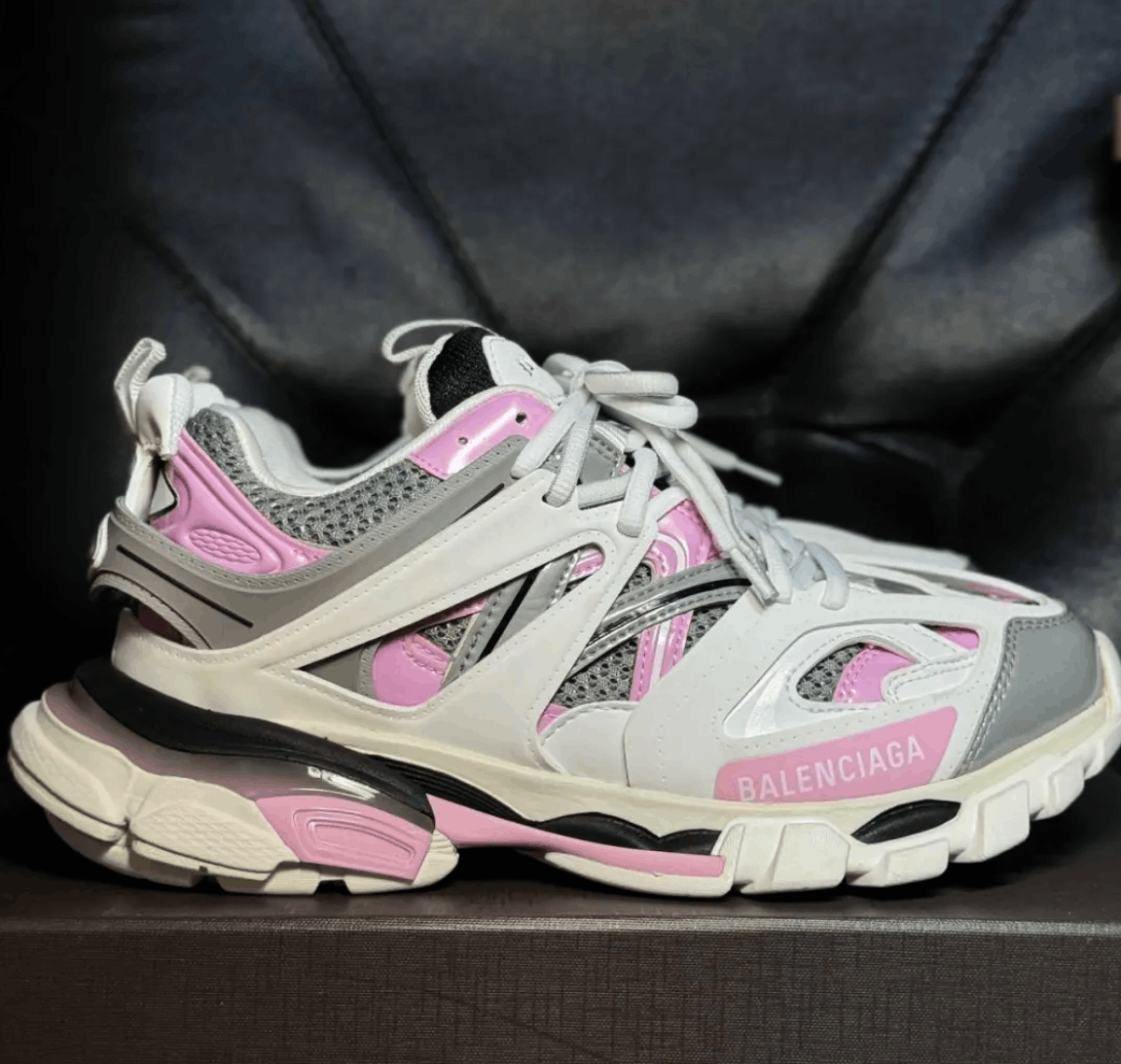 Balenciaga Balenciaga track cream white pink Size US 8 / IT 38 - 1 Thumbnail