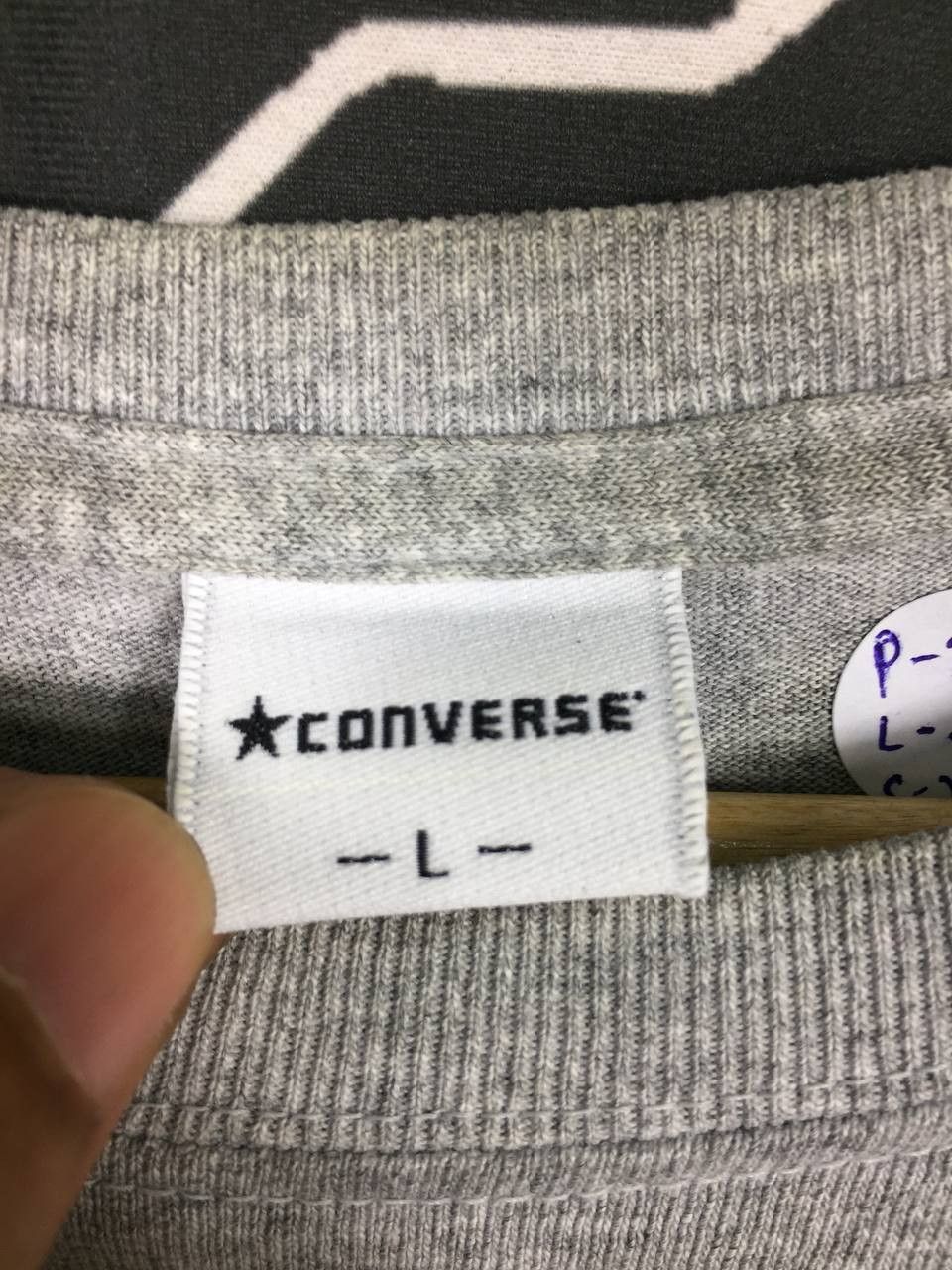 Converse × Vintage Vtg Converse All Star Graphic Longsleeve Tee Size US L / EU 52-54 / 3 - 8 Thumbnail