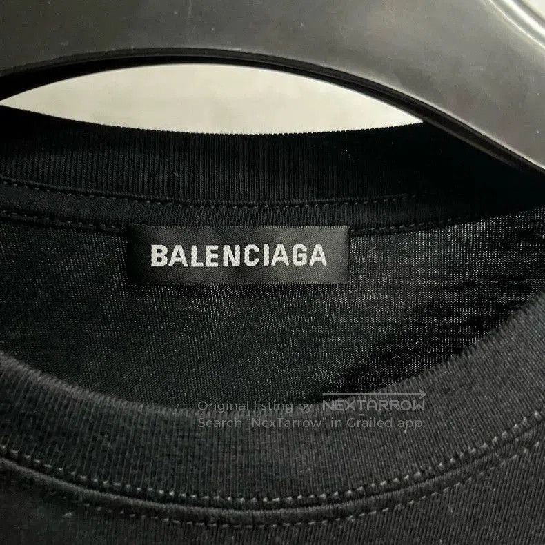 Balenciaga Balenciaga Black Cola Print Oversized T-Shirt. Size US M / EU 48-50 / 2 - 3 Thumbnail