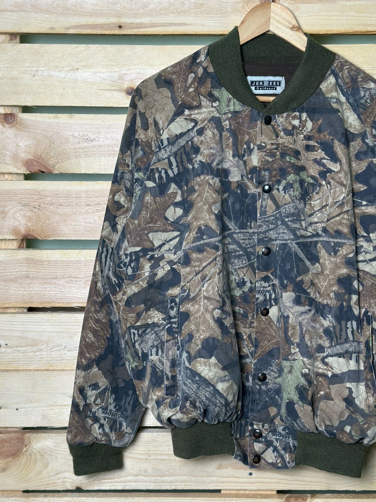 Jerzees × Vintage Vintage Jerzees Outdoor Realtree Bomber Jacket Size US L / EU 52-54 / 3 - 4 Thumbnail