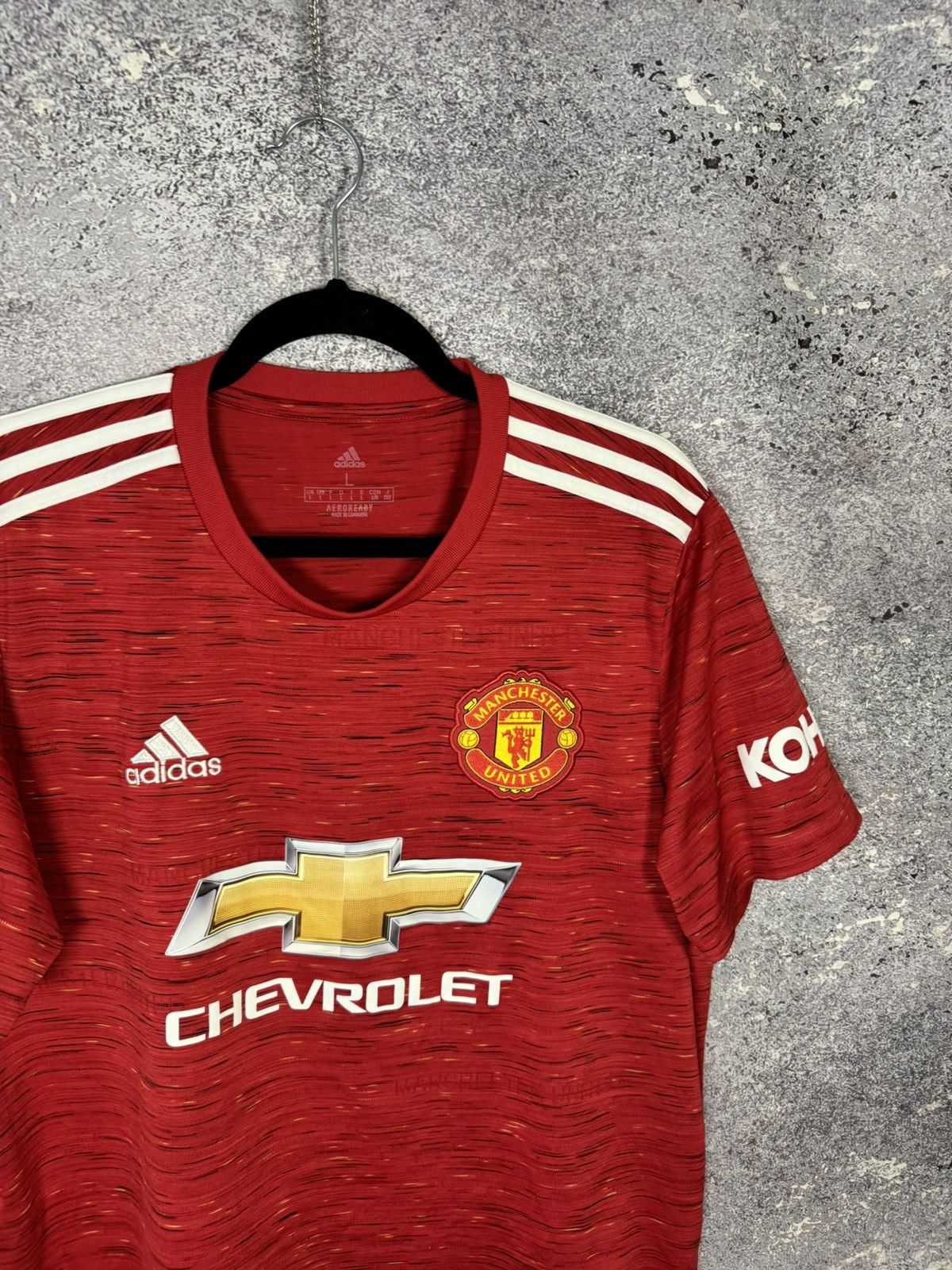 Adidas Manchester United 2020/21 Adidas Soccer Jersey Large Size US L / EU 52-54 / 3 - 2 Thumbnail