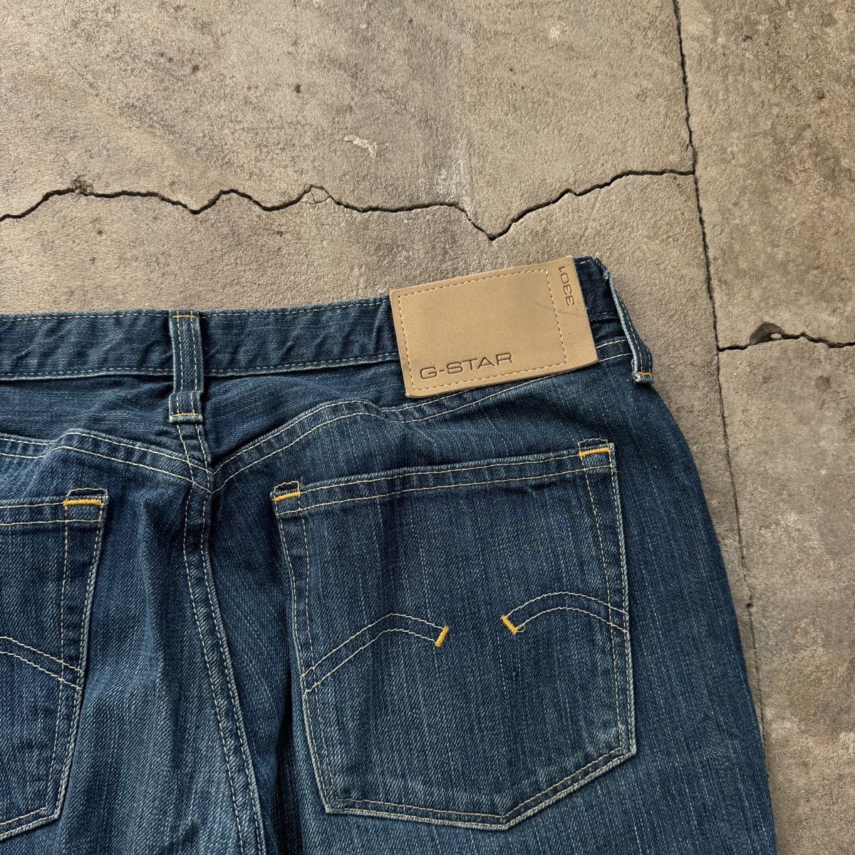 G-Star × Vintage Vintage 2000's G-Star Raw 3301 Bootcut Flared Denim Size 29" - 4 Thumbnail