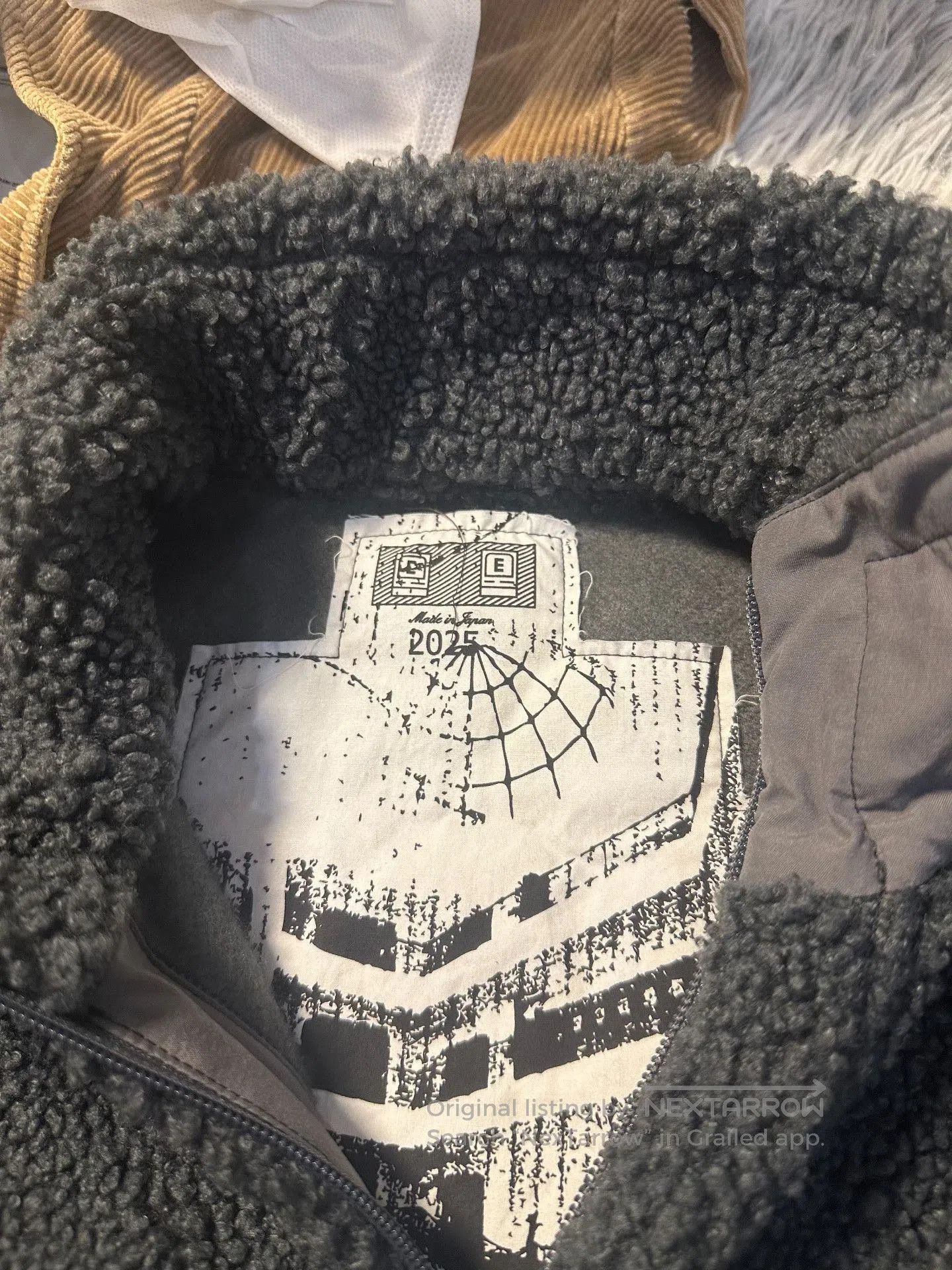 Cav Empt C.E/CAVEMPT 25AW Gray Fleece Jacket. Size US M / EU 48-50 / 2 - 4 Thumbnail