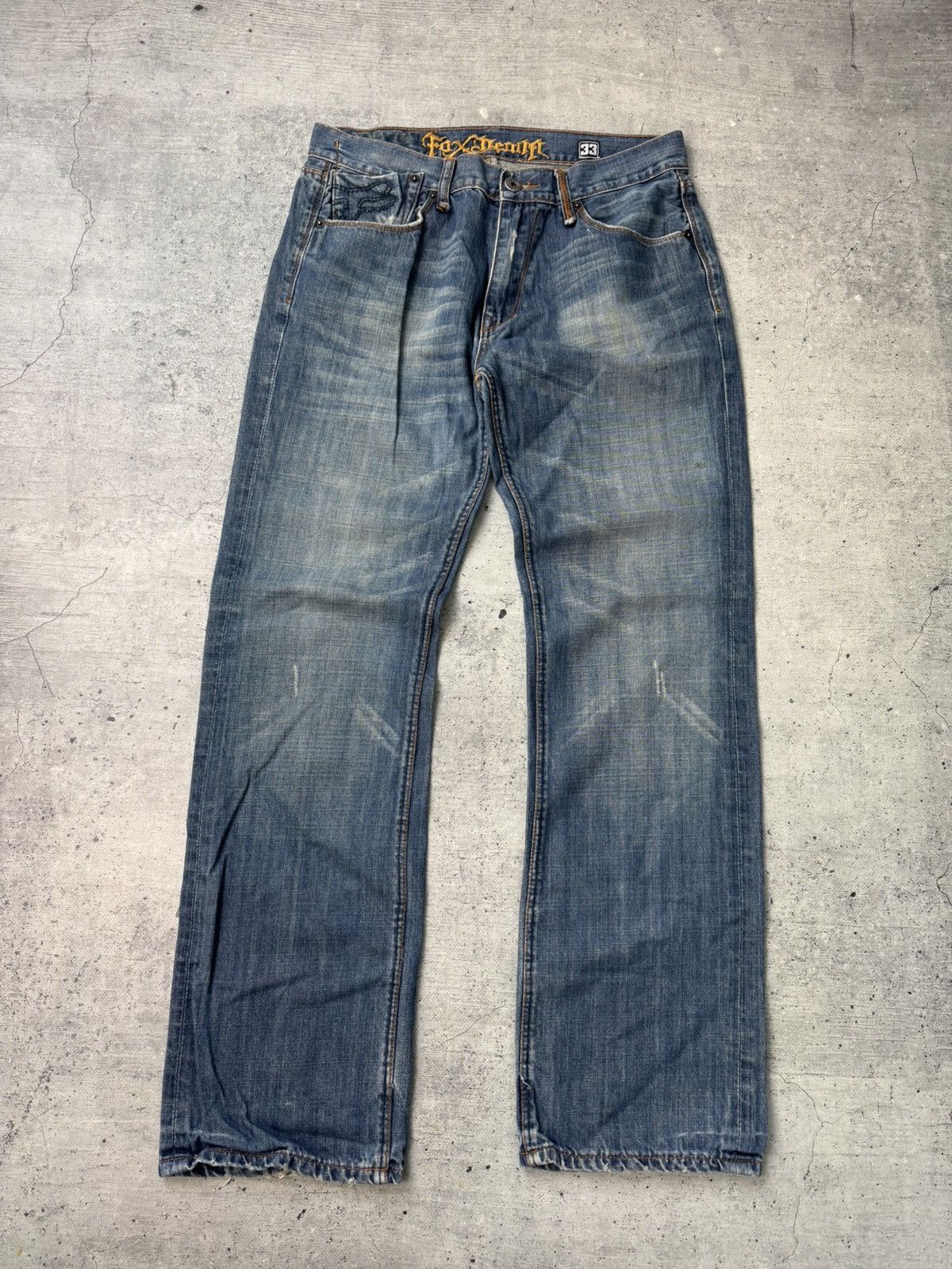 Fox Racing Vintage Fox Racing Flared Jeans Size US 33 - 5 Thumbnail