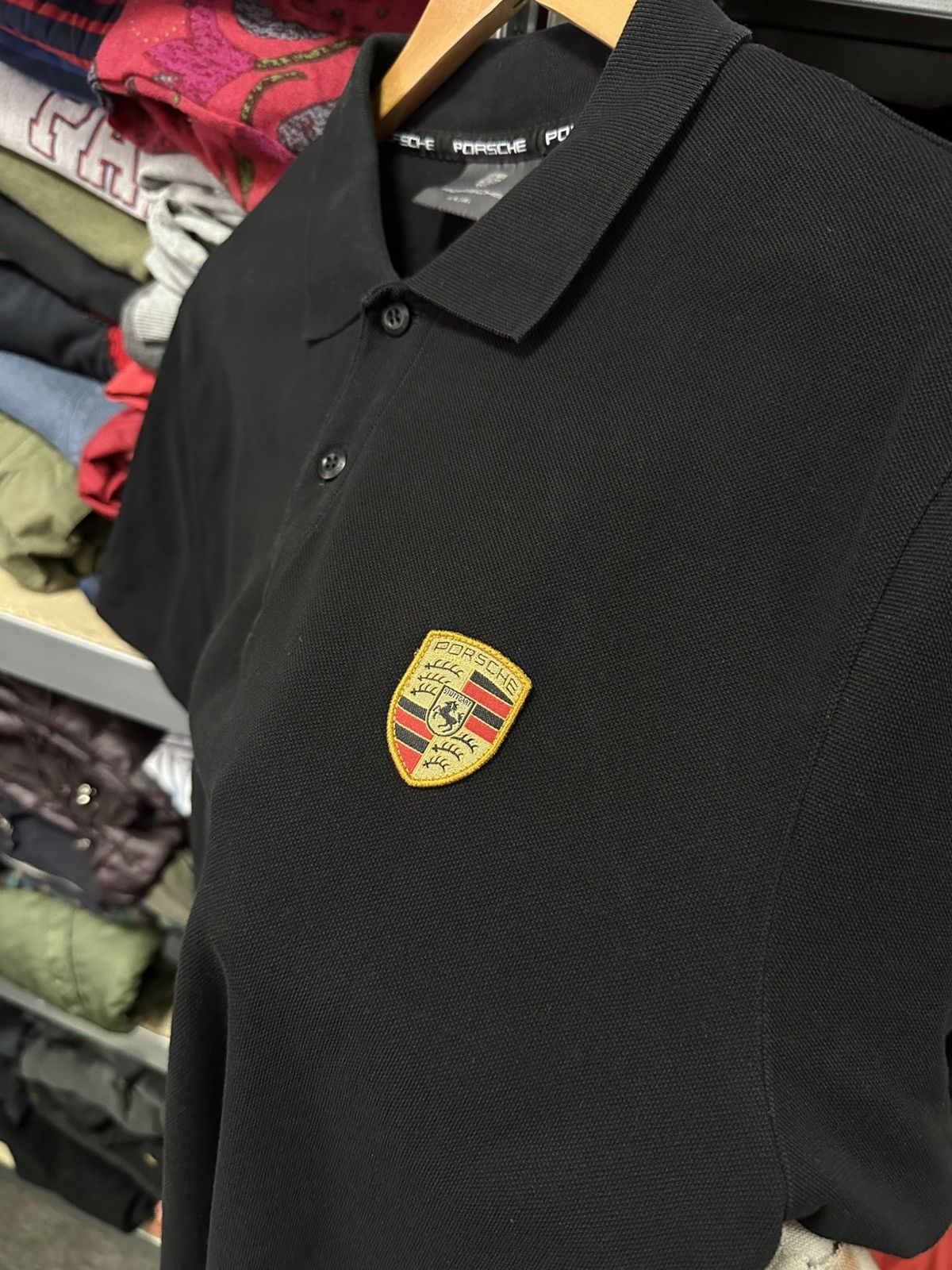 Porsche Design Porsche Polo Shirt Official Black T-Shirt La Martina Style Size US L / EU 52-54 / 3 - 4 Thumbnail