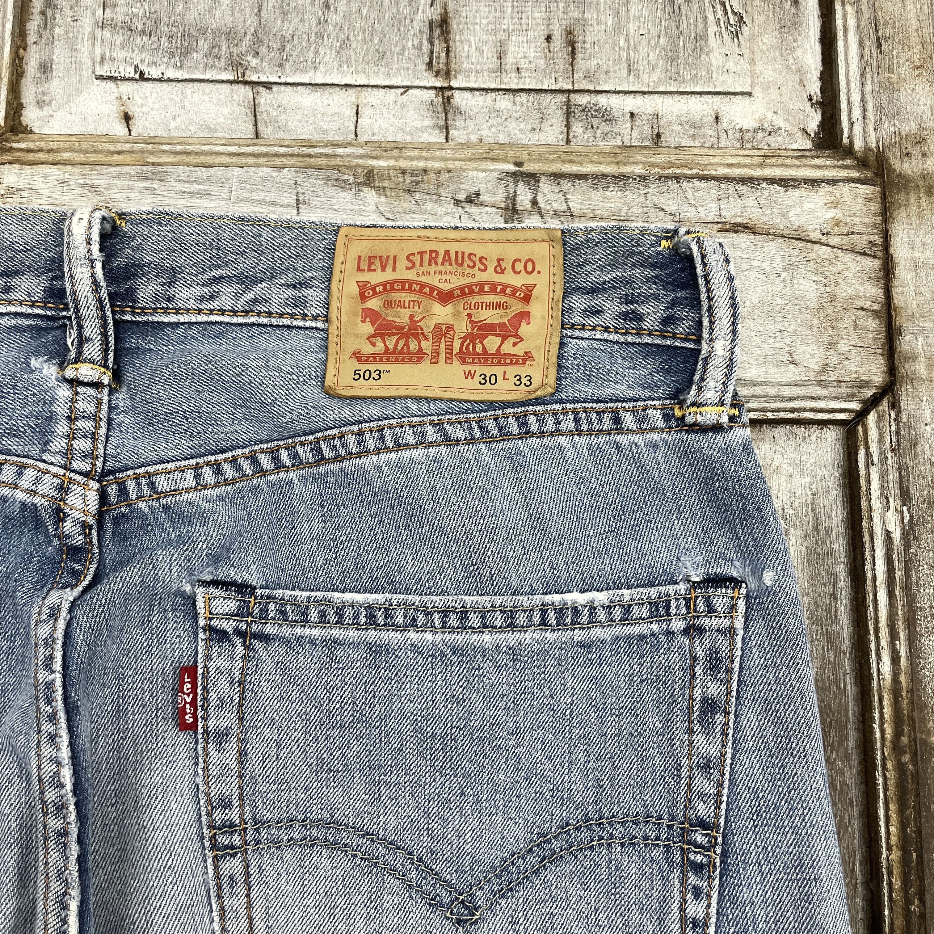 Levi's × Vintage Vintage Levi's 503 Faded Jeans -WC323 Size US 32 / EU 48 - 5 Thumbnail