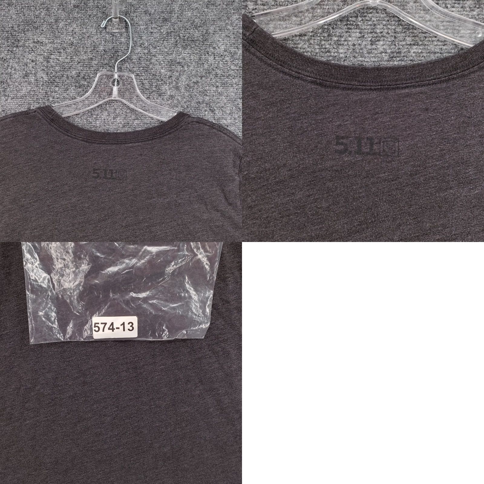 Vintage 5.11 Tactical T Shirt Womens XL Gray Cap Sleeve Pullover Crew Neck Casual Travel Shirt Ladies XL Grey Size XL / US 12-14 / IT 48-50 - 9 Thumbnail