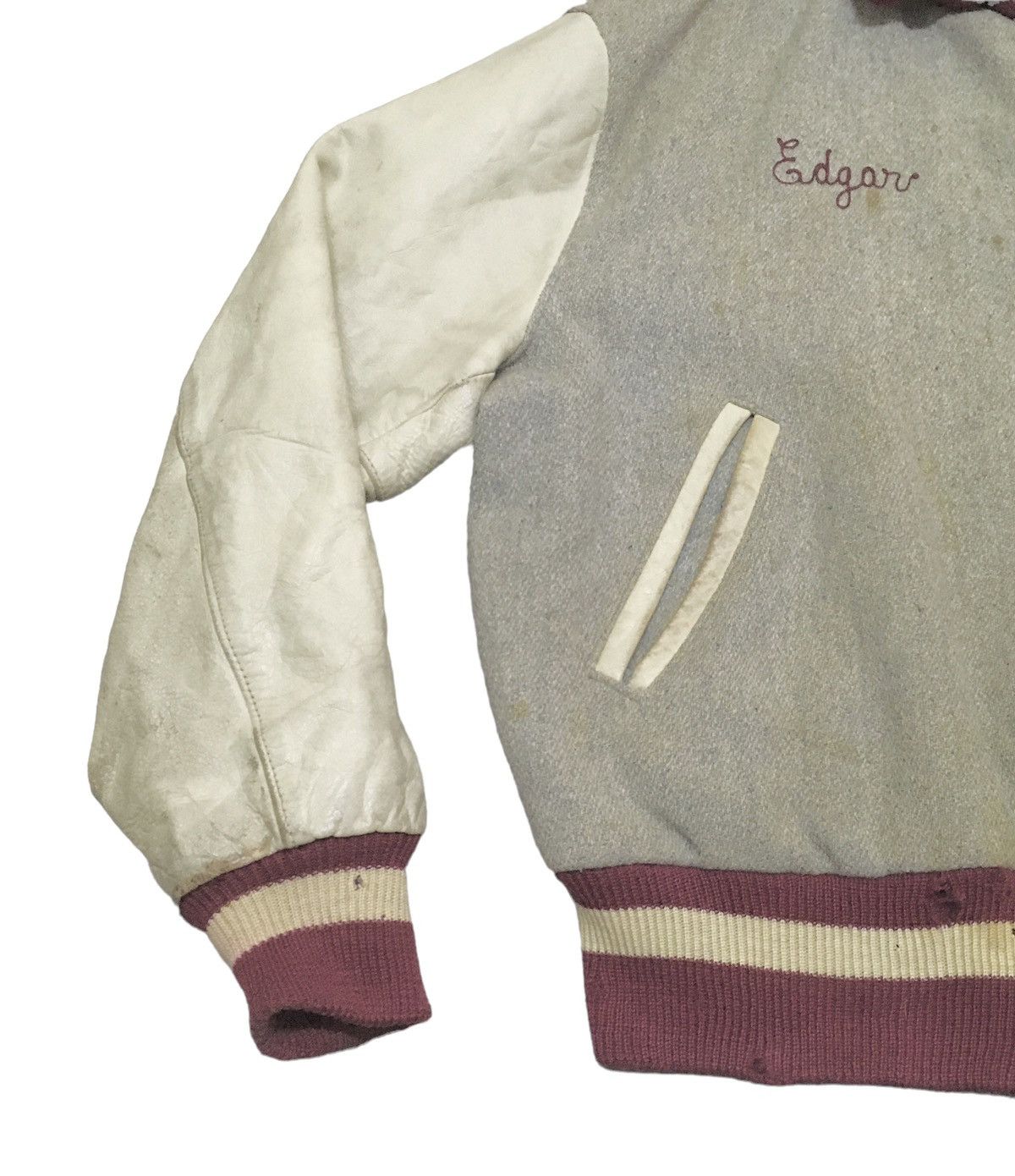 Vintage Very Rare Vintage Brand Flying Goose Varsity Leather 1950s Size US L / EU 52-54 / 3 - 5 Thumbnail