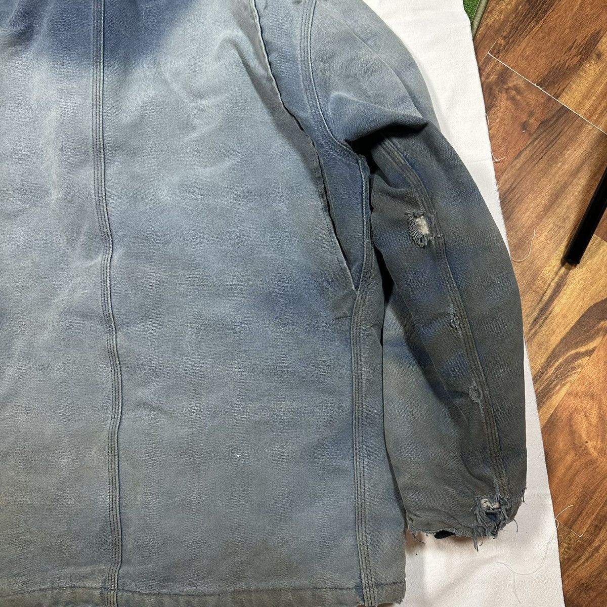 Carhartt Vintage Denim Carhartt Chore Coat “detroit style” Size US XXL / EU 58 / 5 - 10 Thumbnail