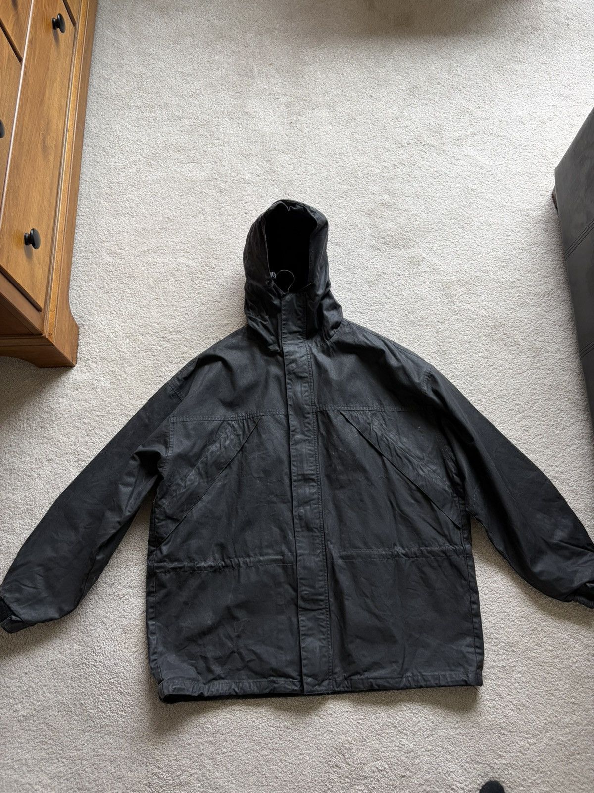 jacov Jacov Waxed Cotton Poplin Shell Jacket Size US M / EU 48-50 / 2 - 3 Thumbnail