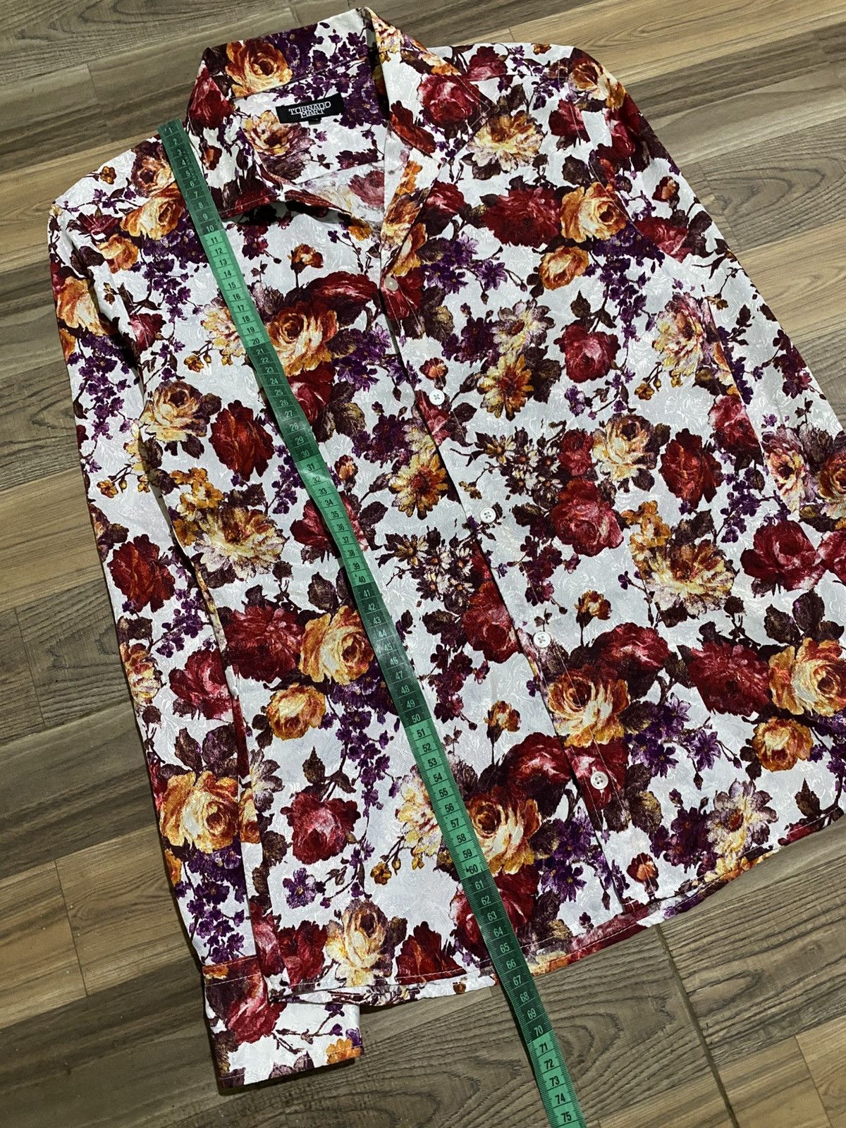 Tornado Mart TORNADO MART FLORAL BUTTON SHIRT Size US M / EU 48-50 / 2 - 7 Thumbnail
