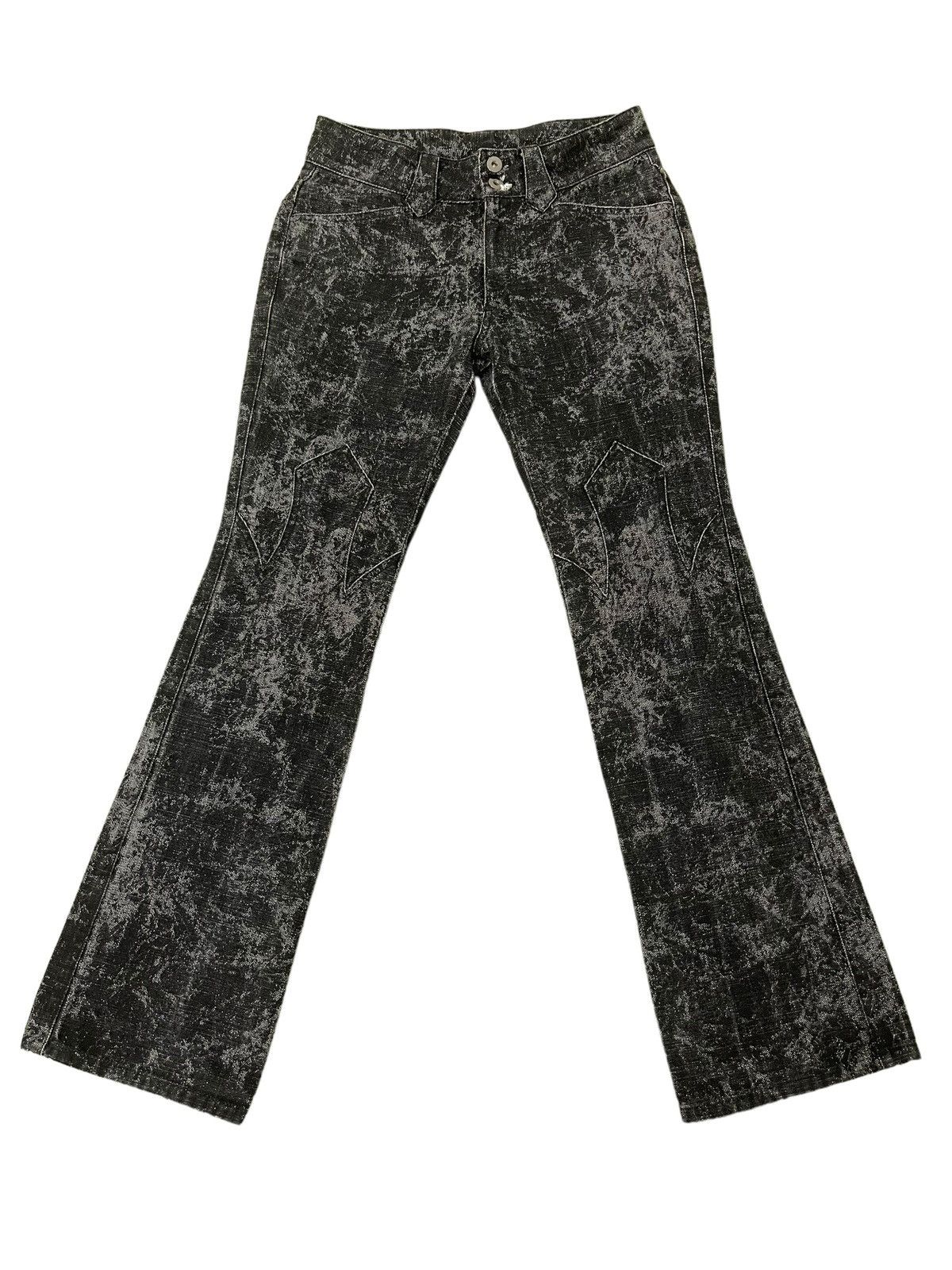 Japanese Brand Flare Jeans Fleur Custom Culture Japan Boot Cut 8🟦5 Size US 29 - 2 Thumbnail