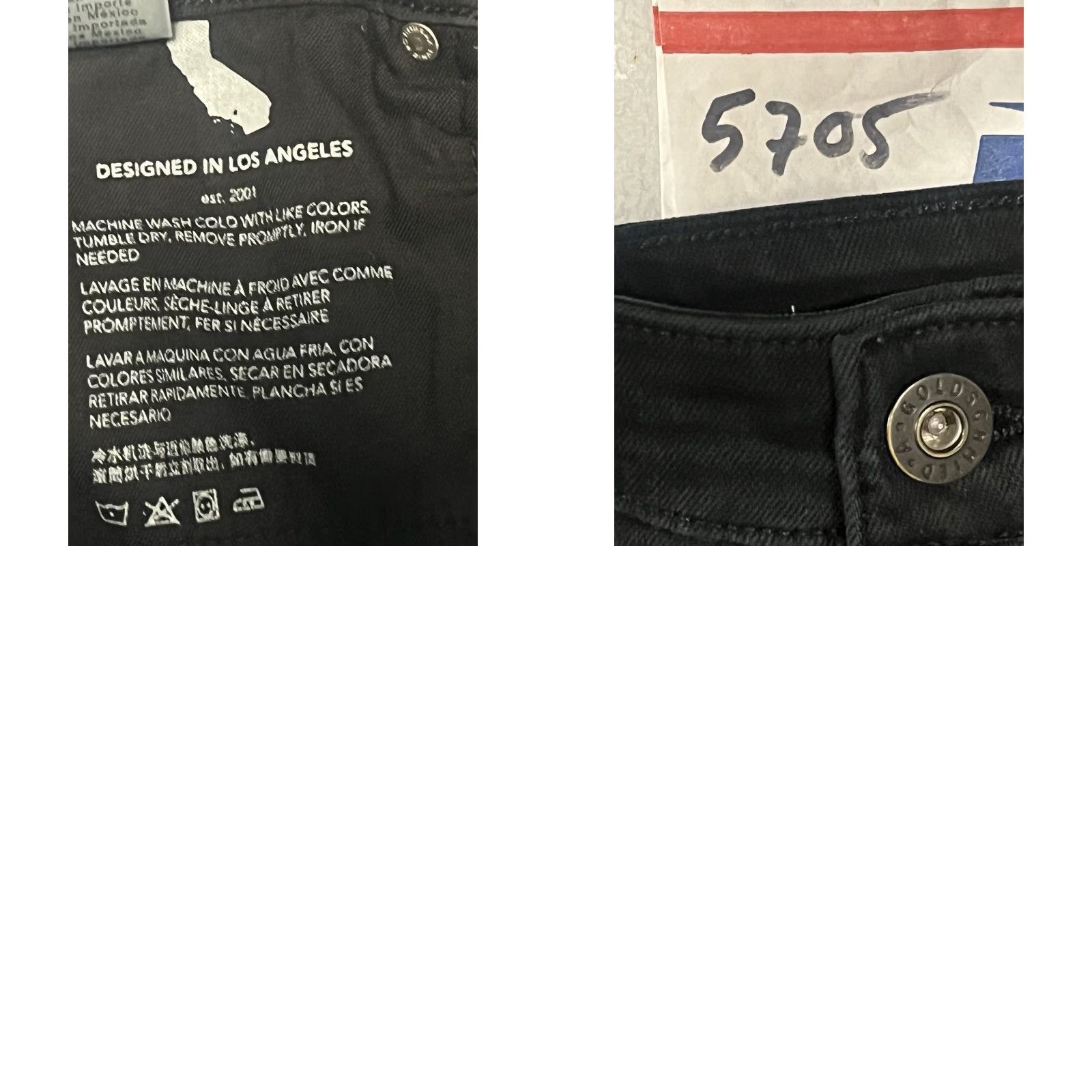Vintage Adriano Goldschmied The Farrah Skinny Ankle High Rise Size 26 Black Women Jeans 26 Skinny Black AG Farrah Womens Size ONE SIZE - 9 Thumbnail