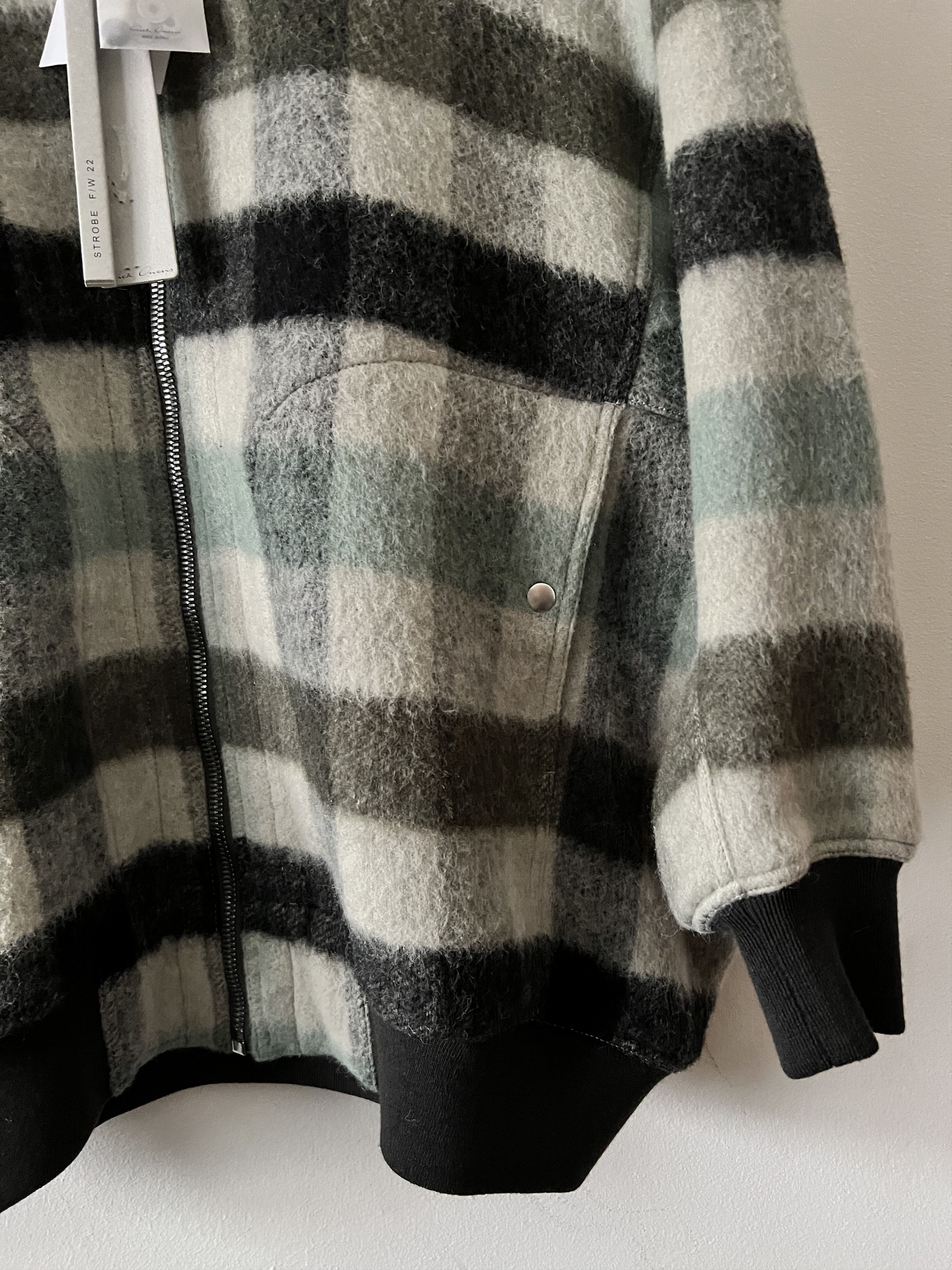 Rick Owens Jumbo Peter Flight Pearl Plaid Size US M / EU 48-50 / 2 - 5 Thumbnail