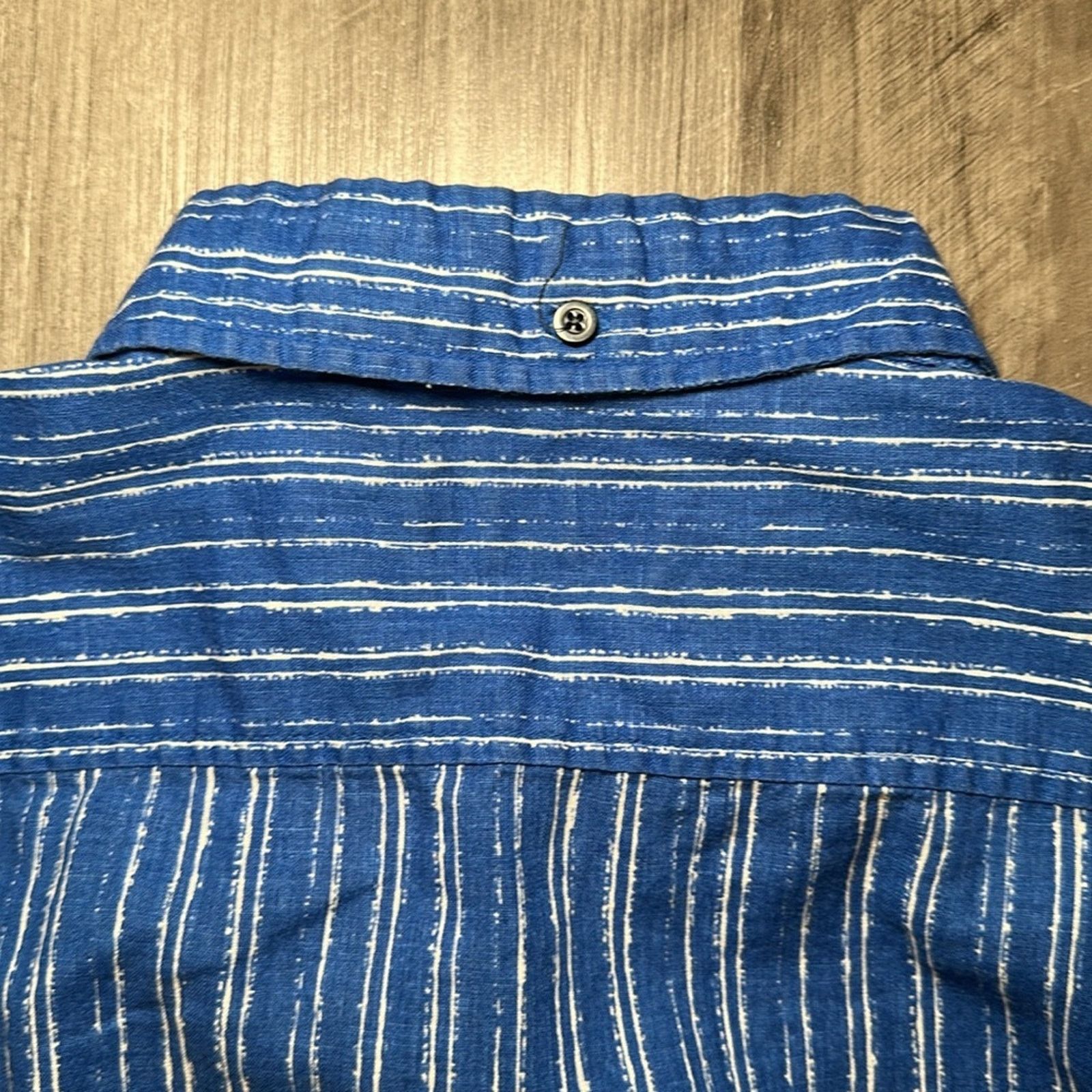 Onia Onia Linen Blend Short Sleeve Button Down - XL Size US XL / EU 56 / 4 - 5 Thumbnail