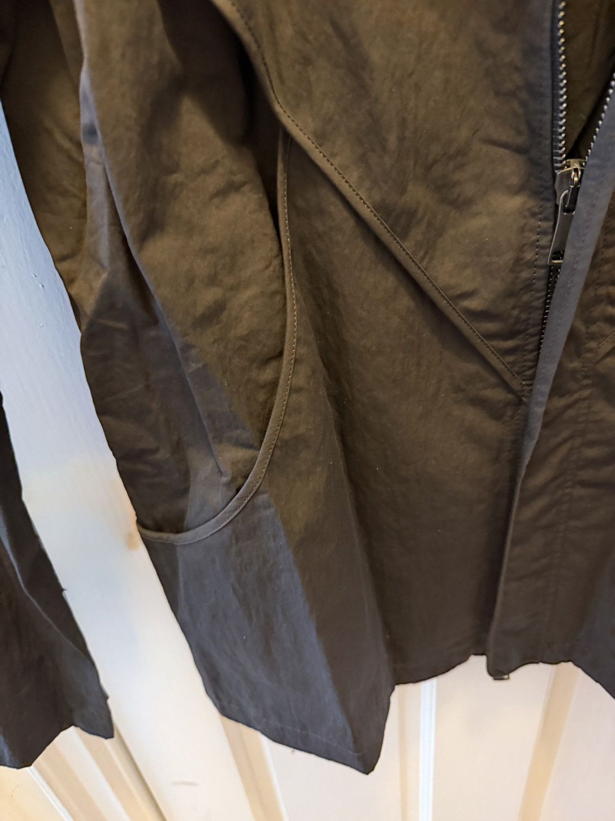 Alexandre Plokhov NWOT $790 Crisp Cotton/Nylon Layered Moto Jacket Size US XL / EU 56 / 4 - 4 Thumbnail