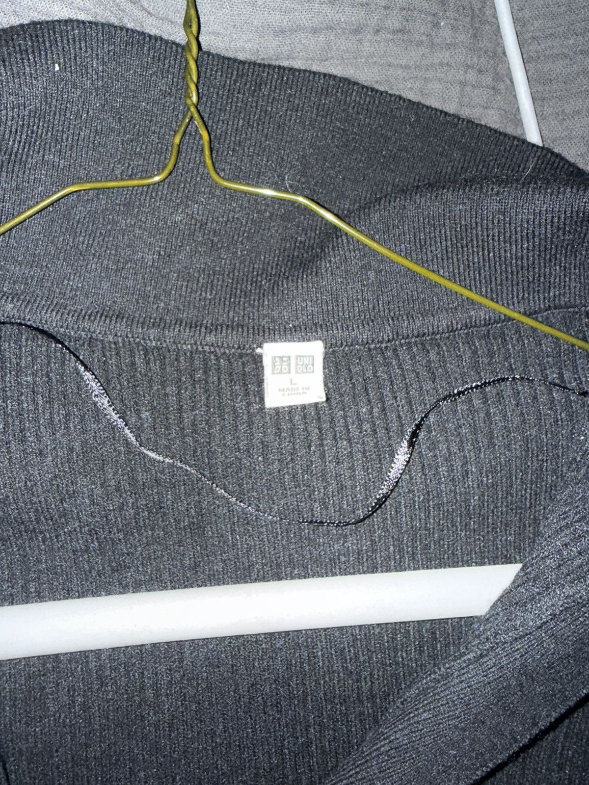 Uniqlo Uniqlo Ribbed Polo Longsleeve Size L / US 10 / IT 46 - 3 Thumbnail