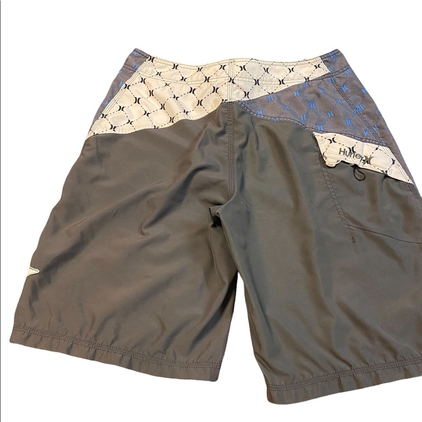 Hurley Mens size 34 Hurley Board Shorts in Gray and Blue Swim Size US 34 / EU 50 - 2 Thumbnail