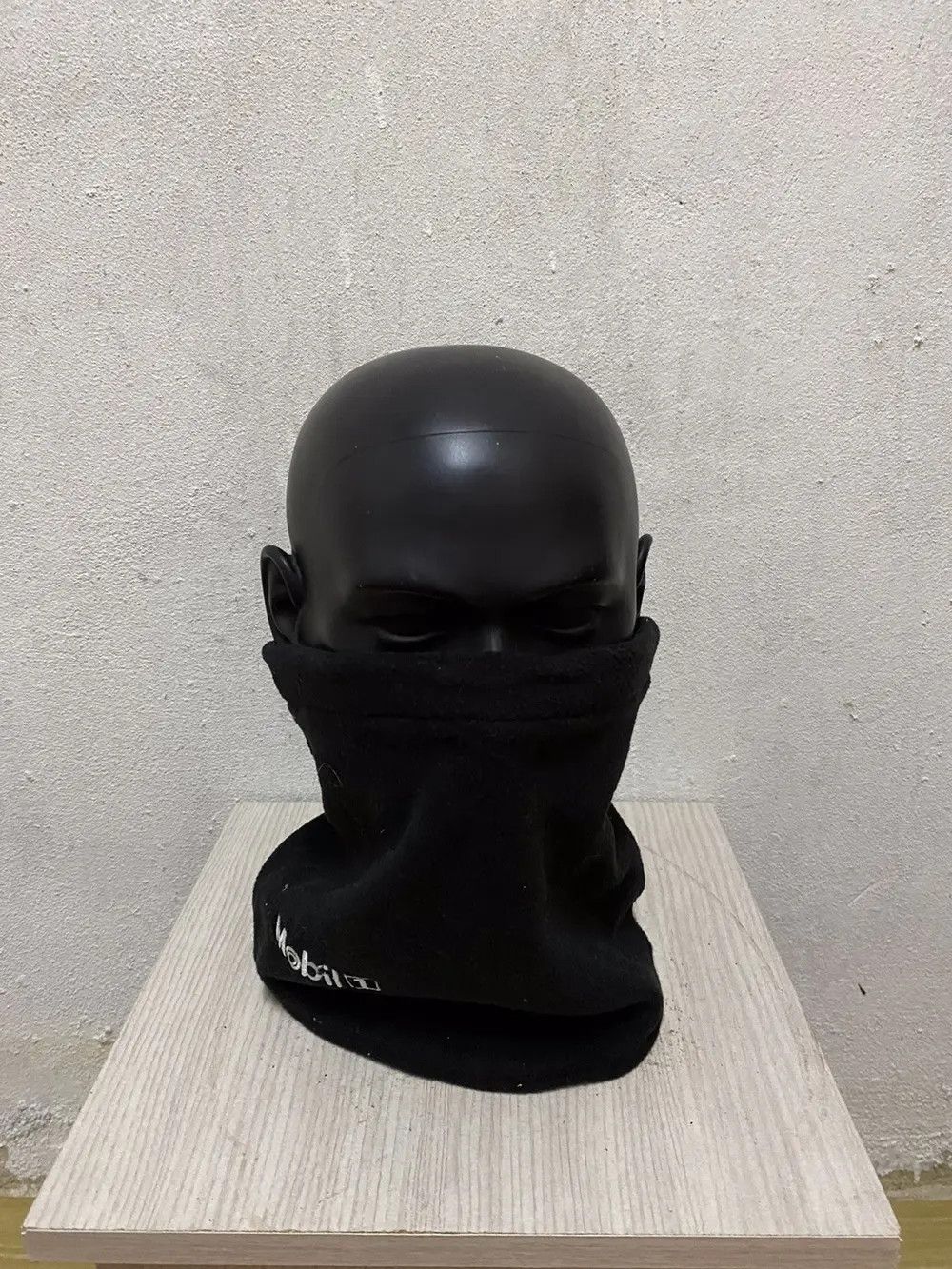 Vintage Japanese Brand Mobil Neck Gaiter Hat Size ONE SIZE - 3 Thumbnail