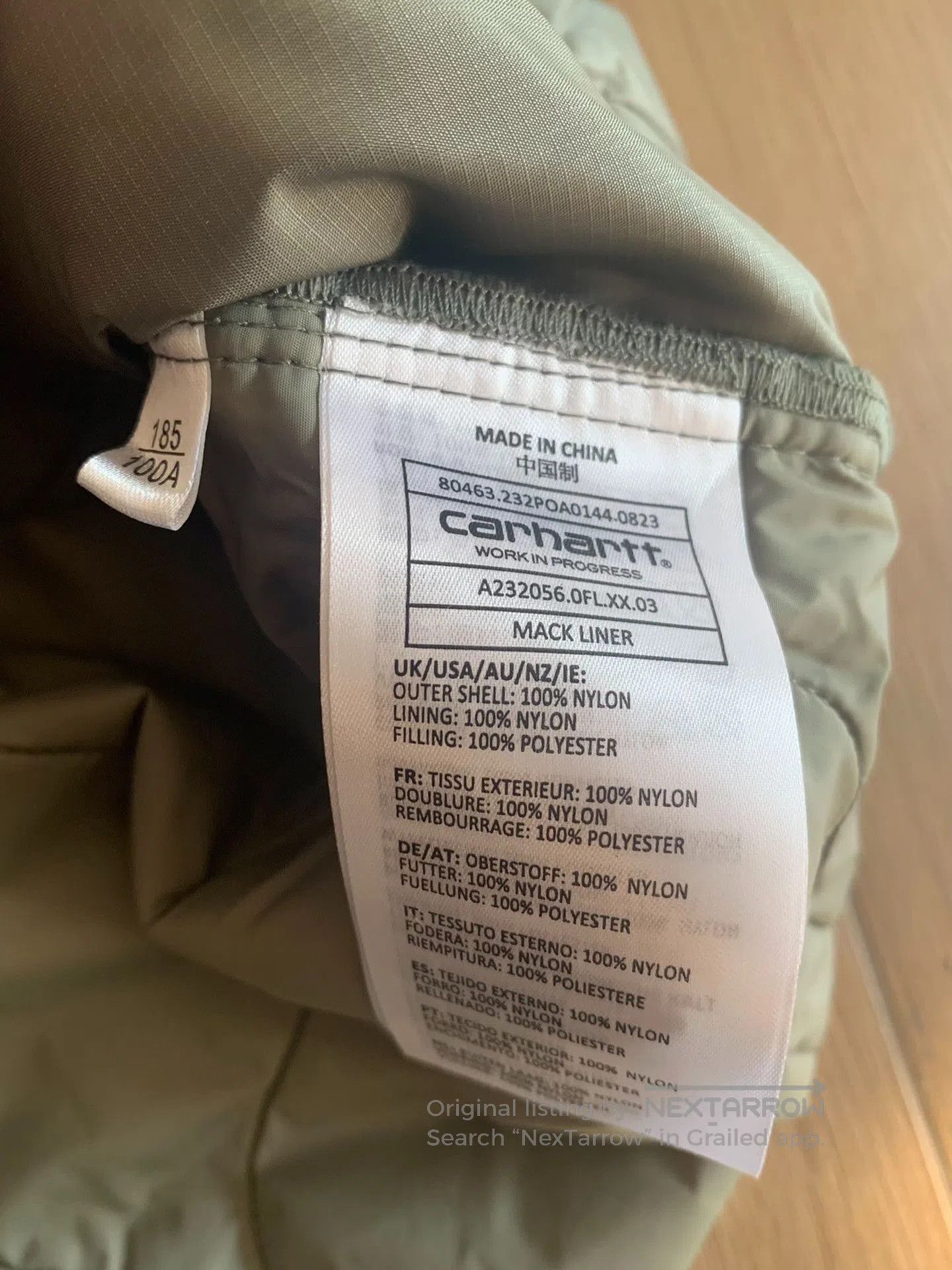 Carhartt Wip CARHARTT WIP Mack Liner Jacket. Size US XL / EU 56 / 4 - 5 Thumbnail