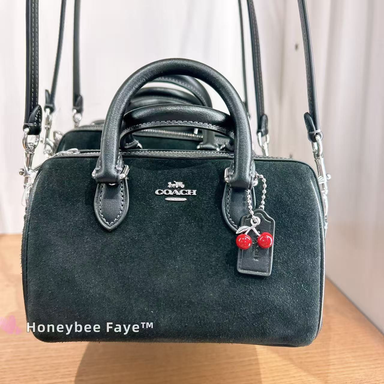 Coach NWT Coach Mini Rowan Crossbody Bag With Cherry Charm CDC93 Size ONE SIZE - 1 Thumbnail