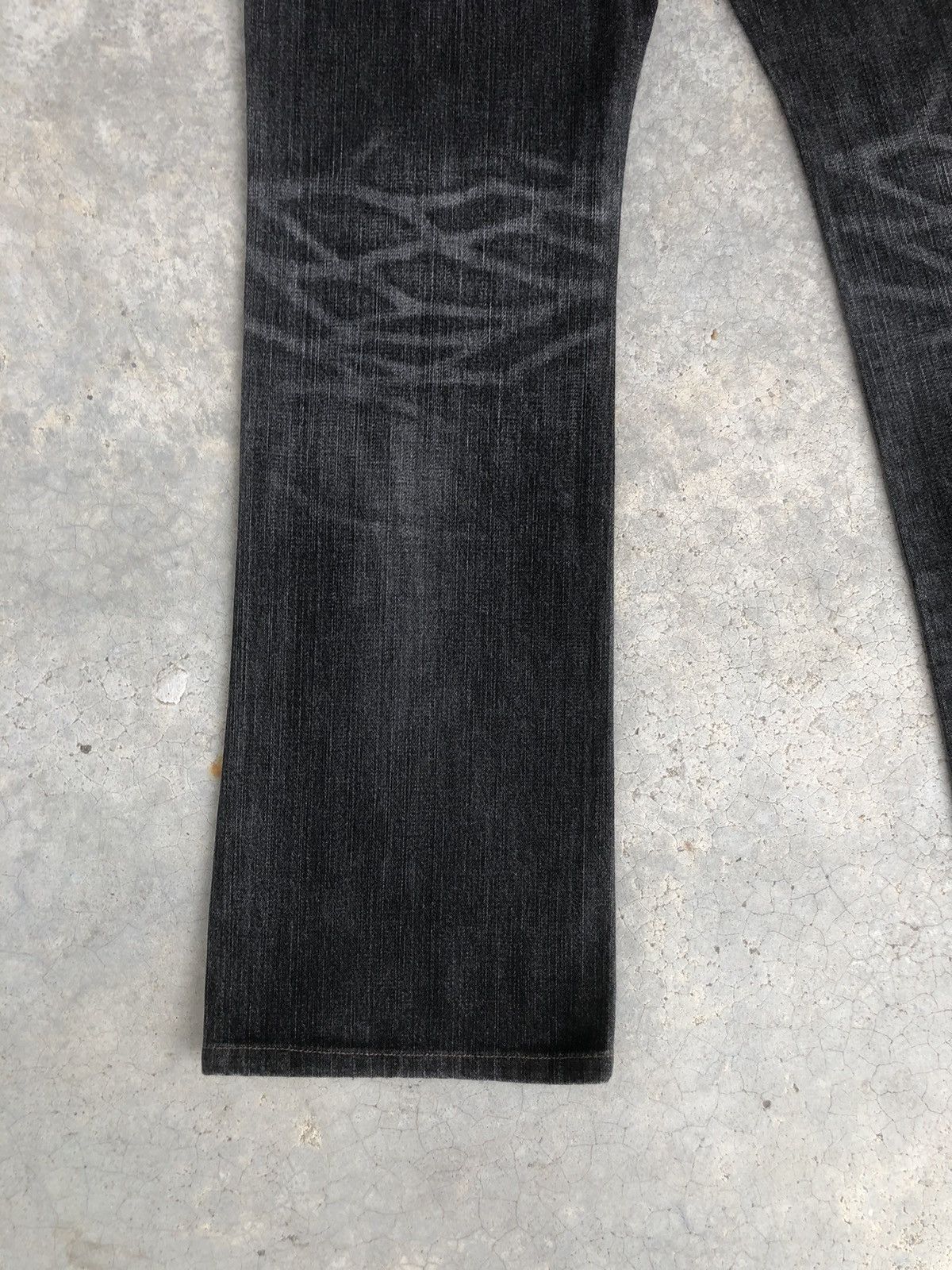 If Six Was Nine Japanese Wrangler Flared Jeans Distressed Jeans Size US 32 / EU 48 - 11 Thumbnail