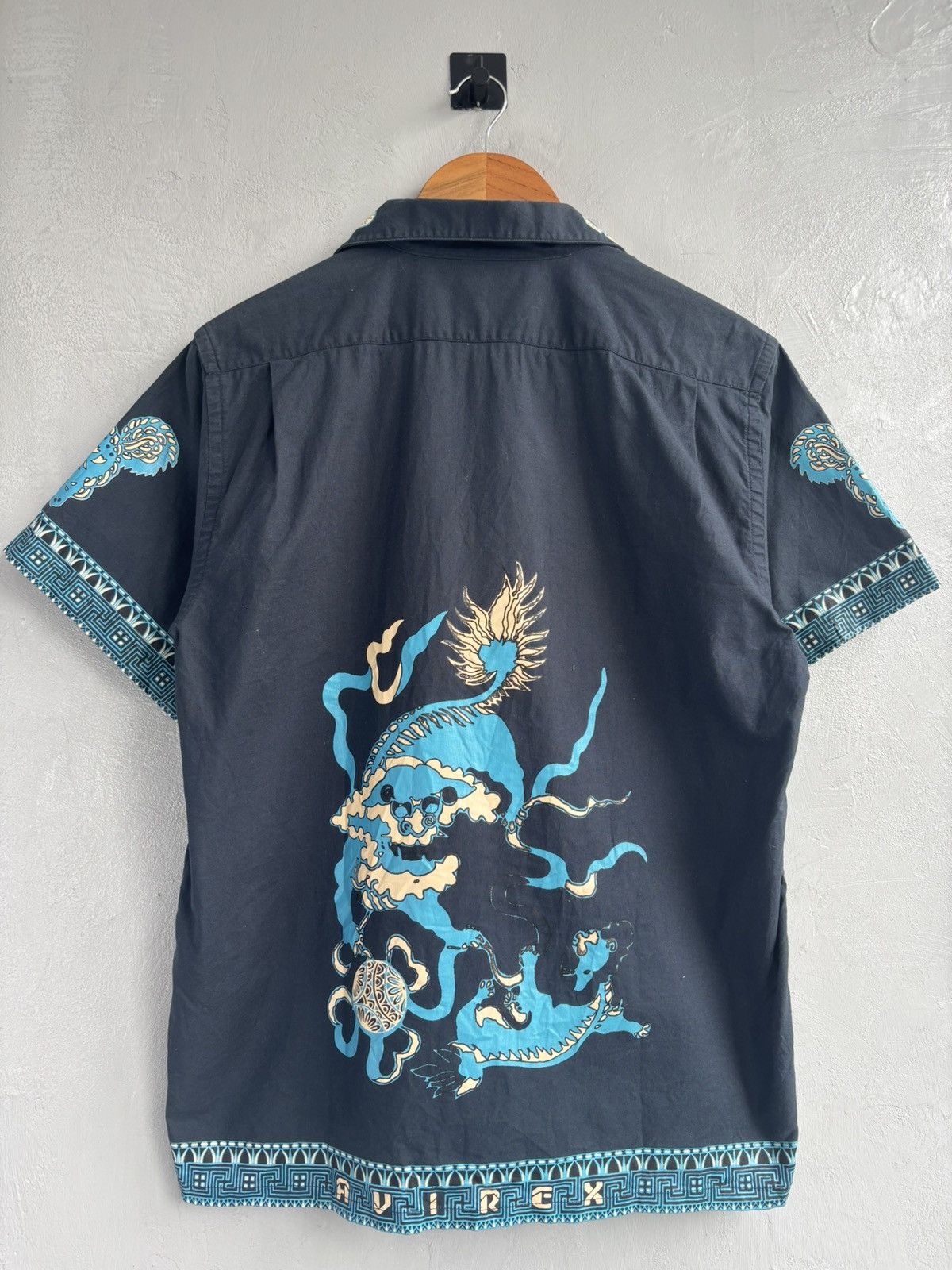 Avirex × Japanese Brand × Vintage Avirex Blue Dragon Shirt Size US M / EU 48-50 / 2 - 4 Thumbnail