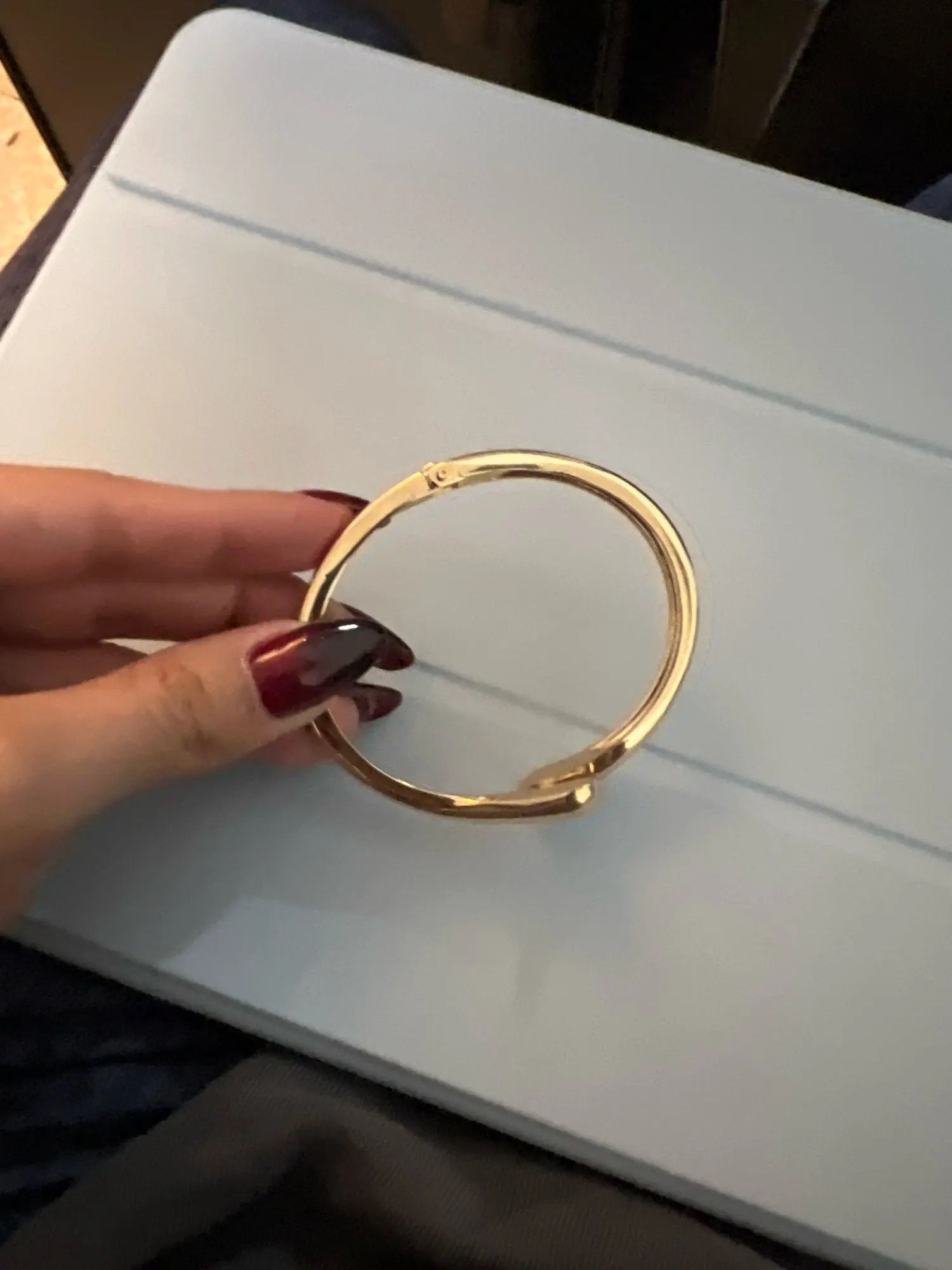 Jewelry Metal Cuff Geometric Spring Bracelet Size ONE SIZE - 5 Thumbnail