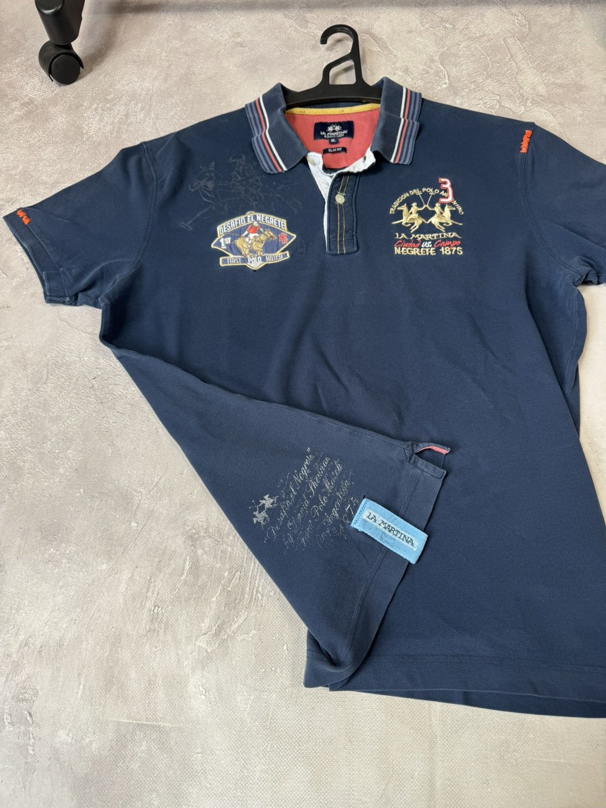 Vintage Vintage La Martina Ralph Lauren Style Polo Tee Size US M / EU 48-50 / 2 - 11 Thumbnail