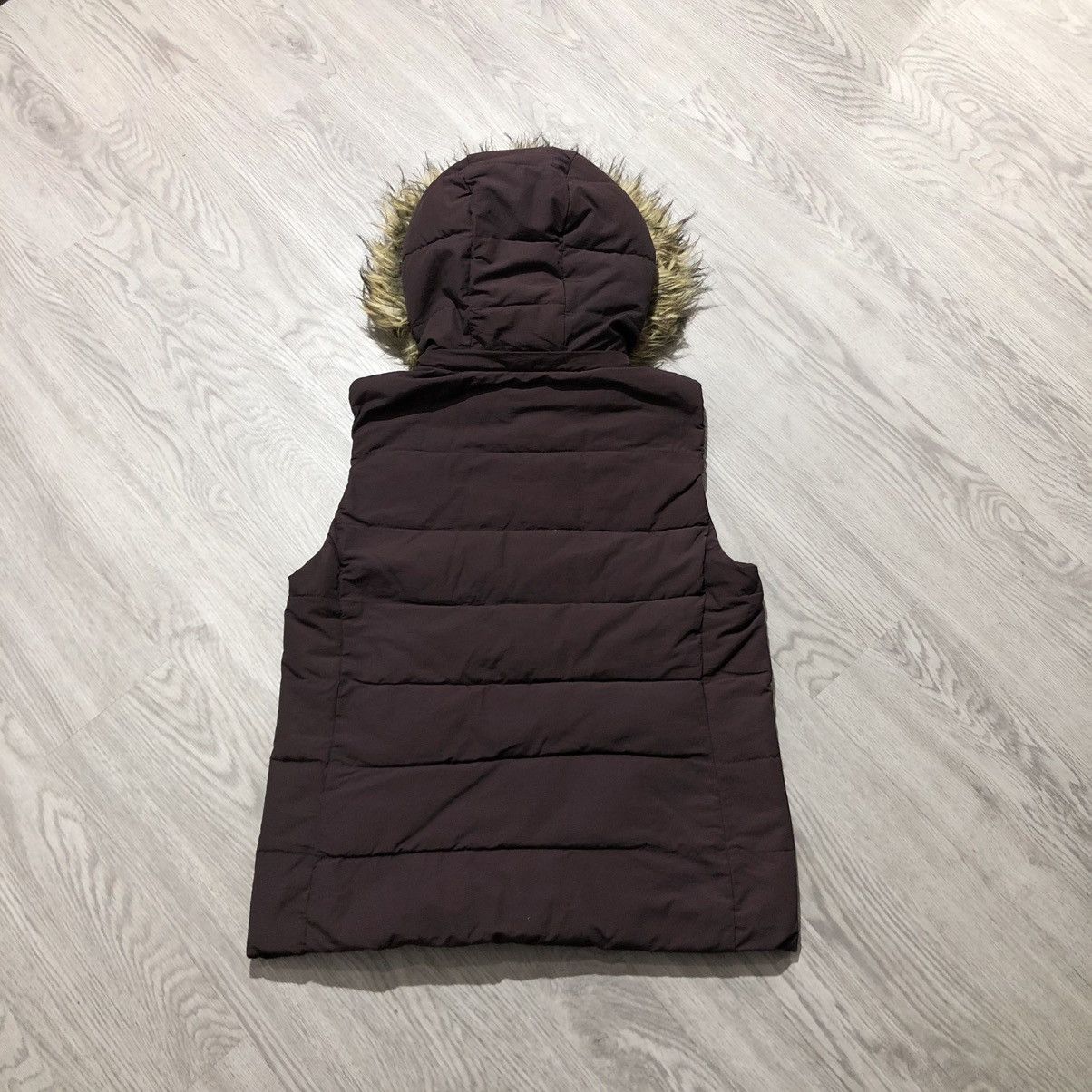 If Six Was Nine 2000s Gap Gothic Punk Style Down Jacket Fur Vest Brown Size US M / EU 48-50 / 2 - 11 Thumbnail