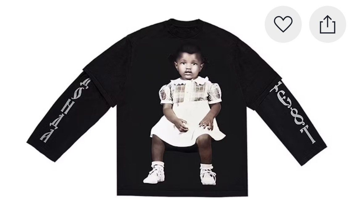 Yeezy Kanye West DONDA 2 Layer L/S T-shirt Size US XL / EU 56 / 4 - 1 Thumbnail