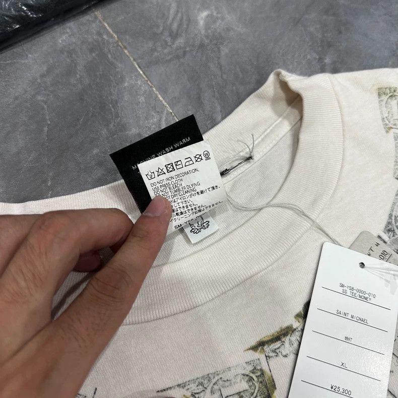 Saint Michael Saint Michael Rice white makes old short sleeves Size US XL / EU 56 / 4 - 5 Thumbnail