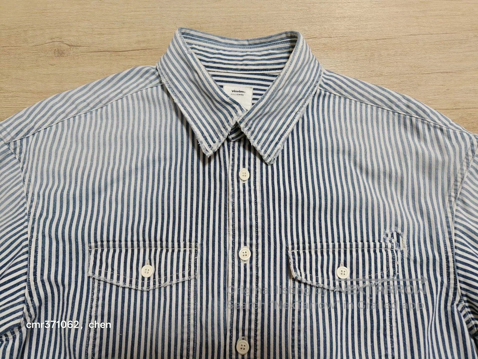 Visvim VISVIM 22SS LUMBER L/S HICKORY CRASH. Size US S / EU 44-46 / 1 - 2 Thumbnail
