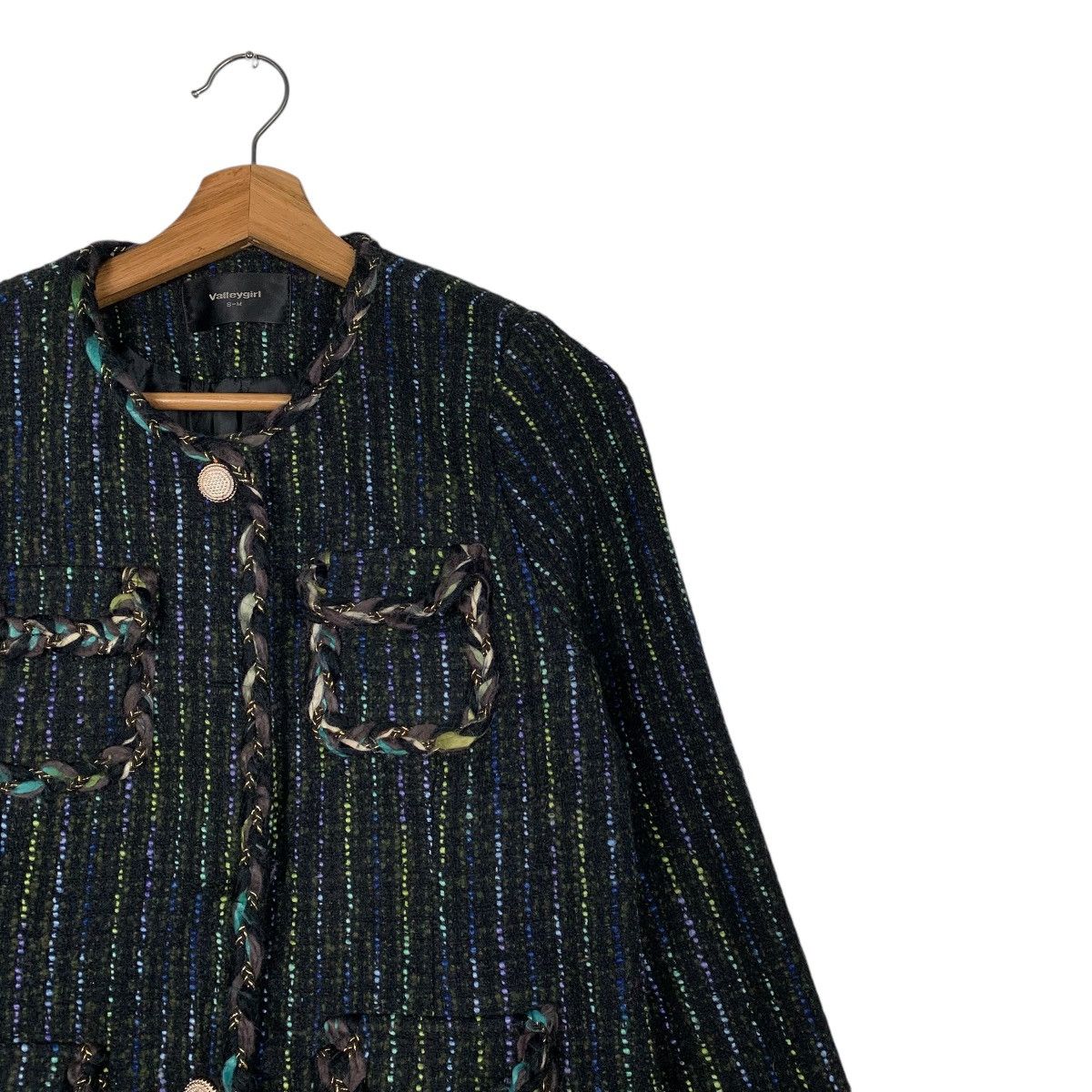 Japanese Brand Japanese Brand Valley Girl Tweed Jacket Size S / US 4 / IT 40 - 5 Thumbnail