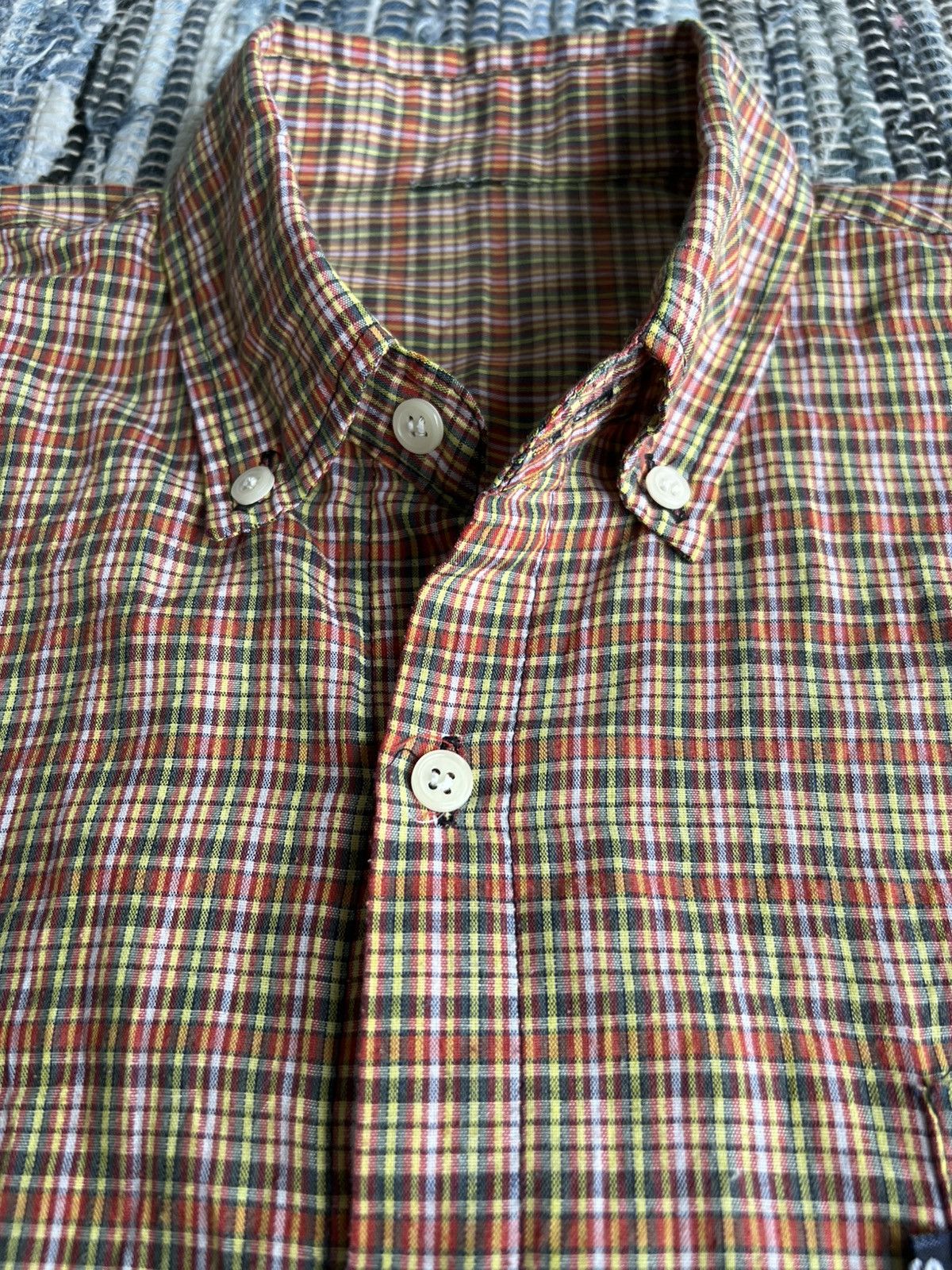 Stussy 1980s Stussy 🇺🇸 Old Logo Embroidery Pocket Plaid B/D Shirt Size US L / EU 52-54 / 3 - 4 Thumbnail