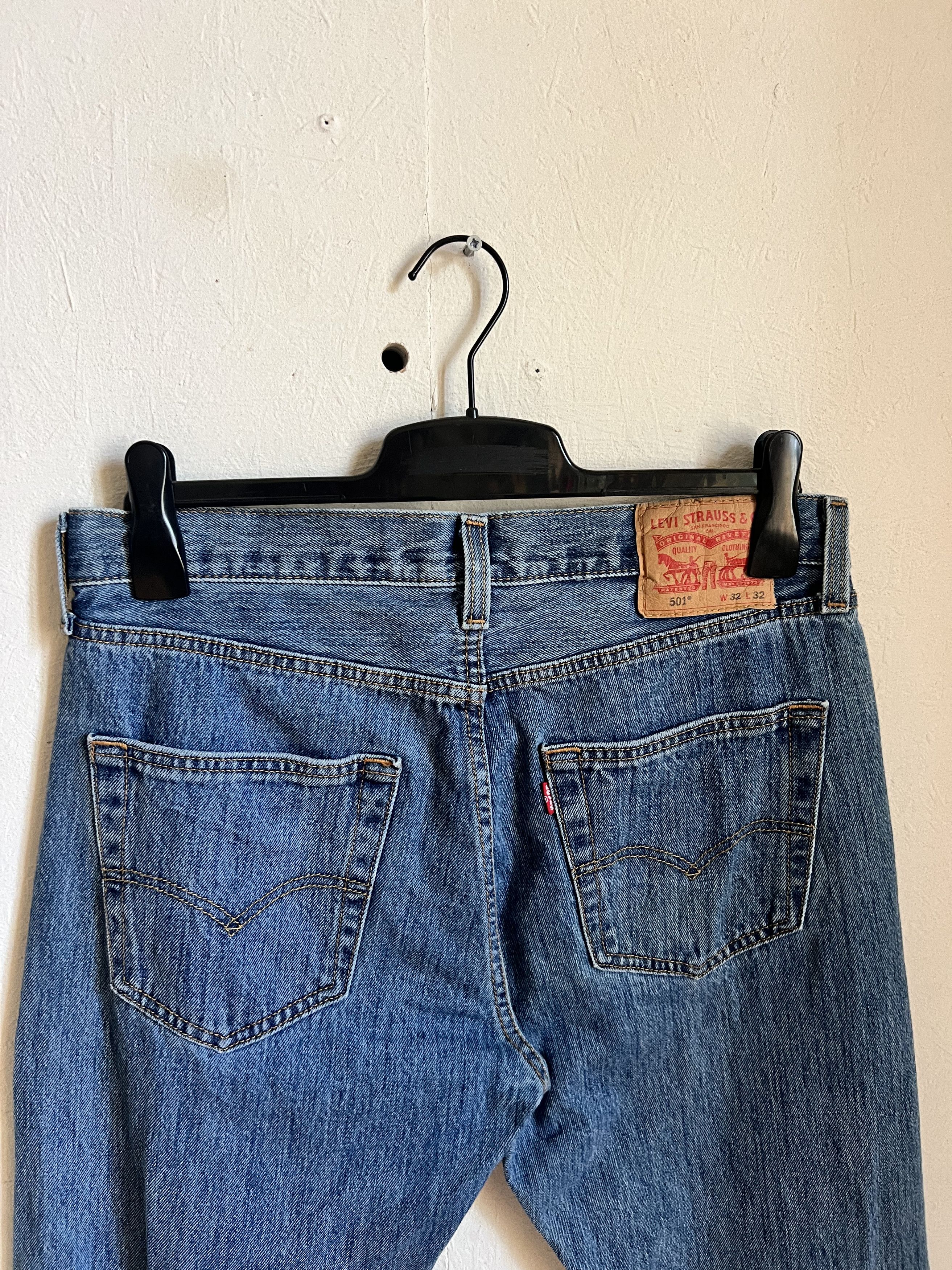 Levi's Levis Basic 501 Straight Denim Jeans Pants Size US 32 / EU 48 - 3 Thumbnail