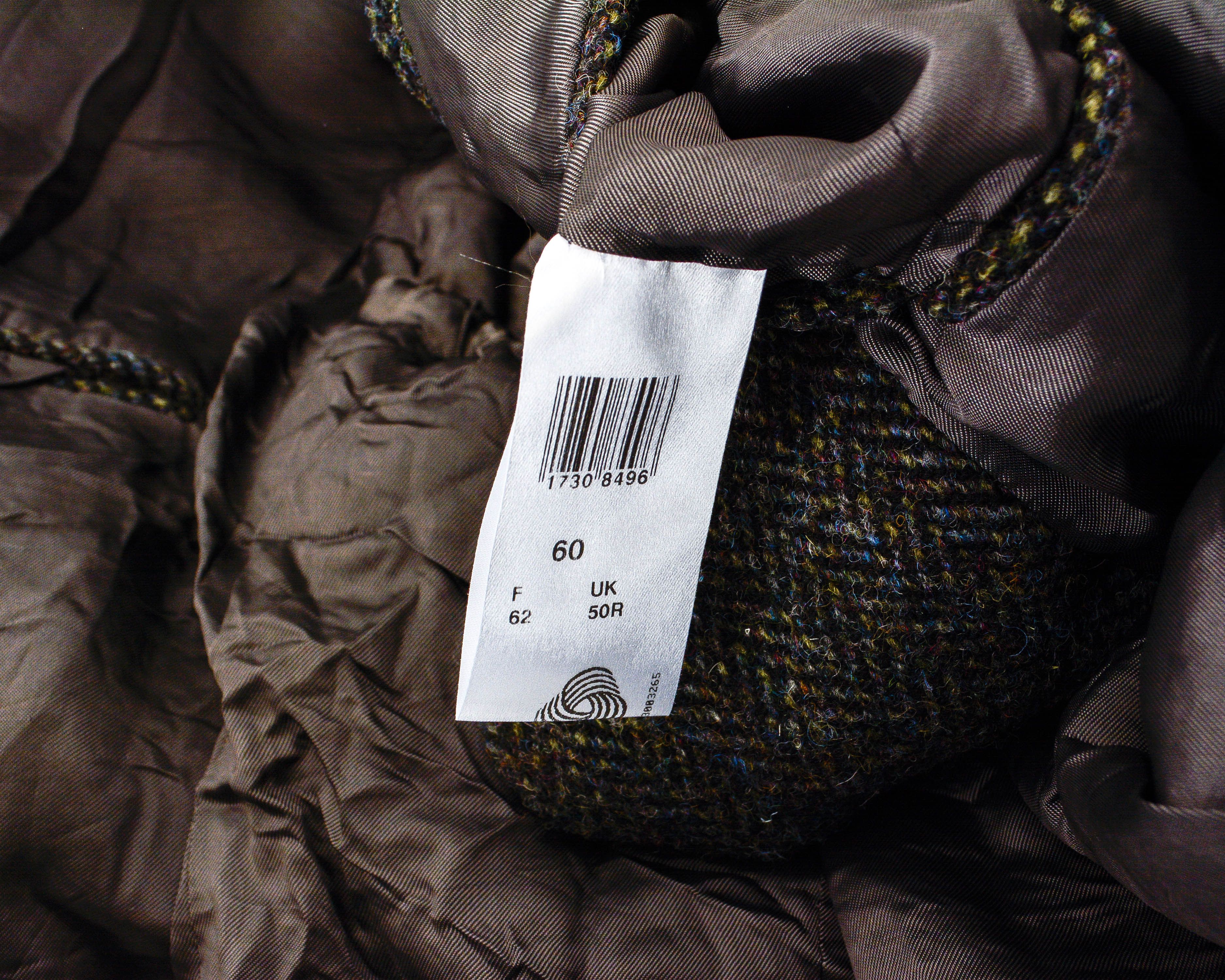Harris Tweed Herringbone Blazer US 50S Wool Suit Tweed Jacket Coat 3XL Size 50S - 6 Thumbnail