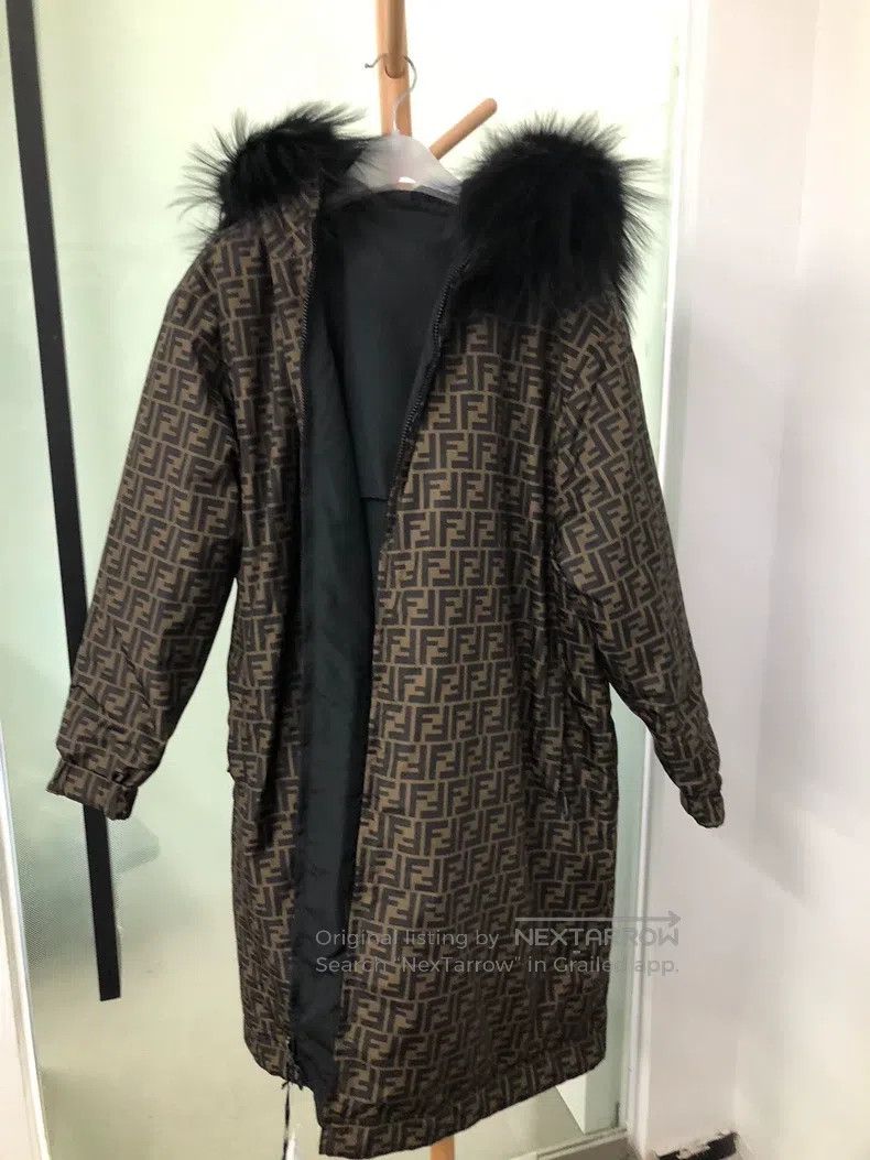 Fendi Double-Sided Wearable Cotton Coat