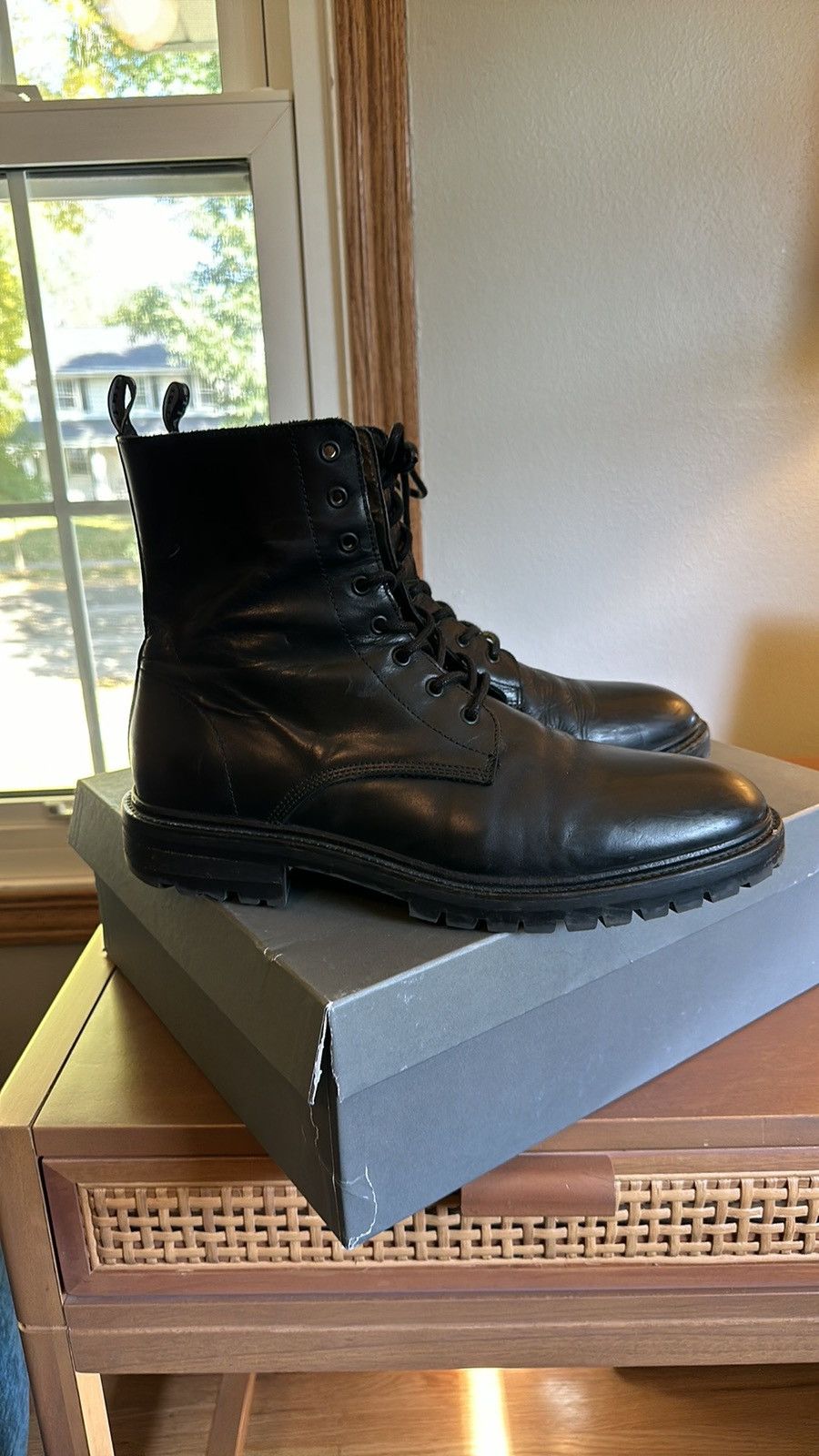 Allsaints fashion combat boots