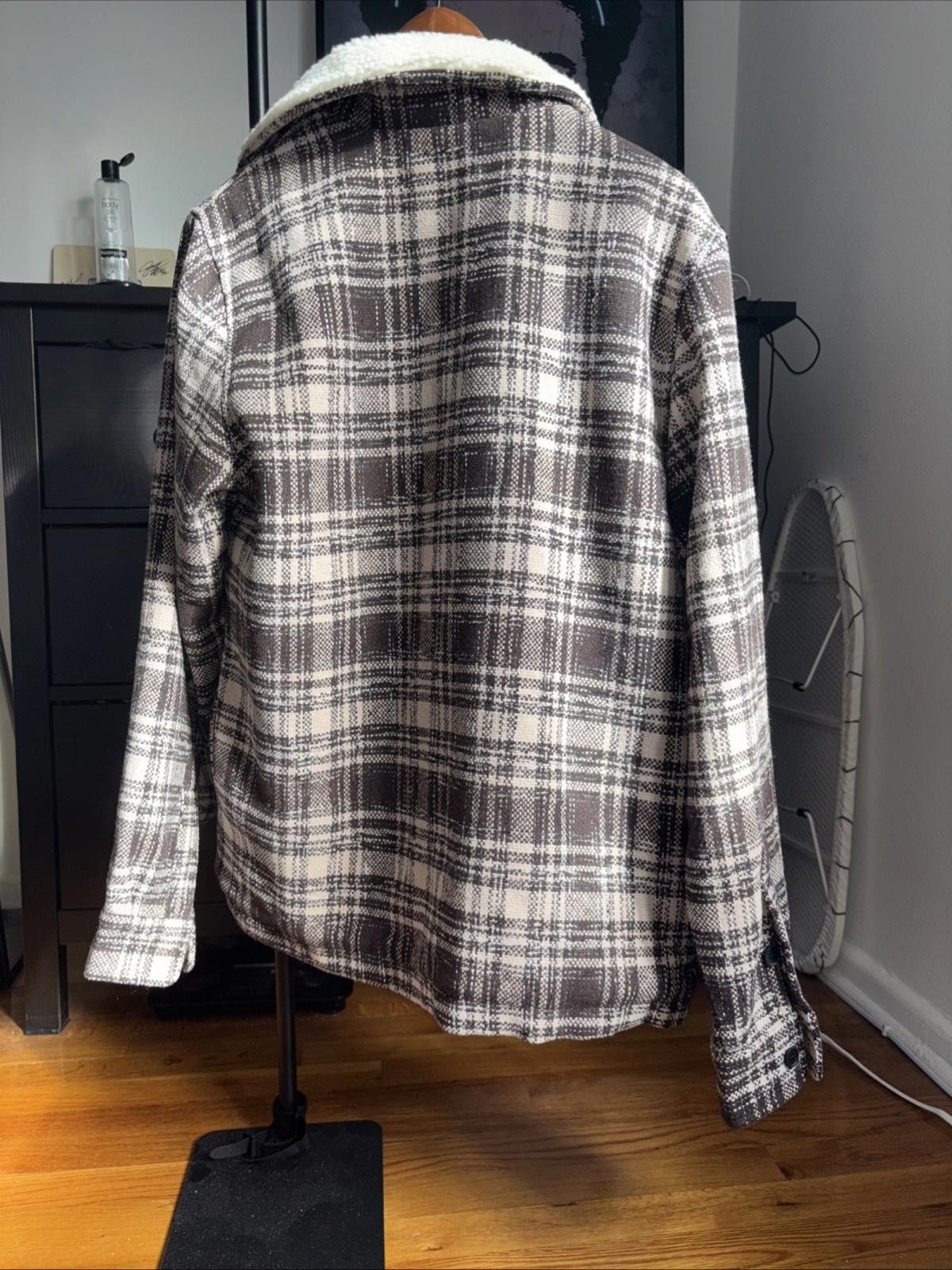 Pacsun Pacsun Sample Sherpa Lined Over Shirt Medium Shacket Size US M / EU 48-50 / 2 - 1 Thumbnail