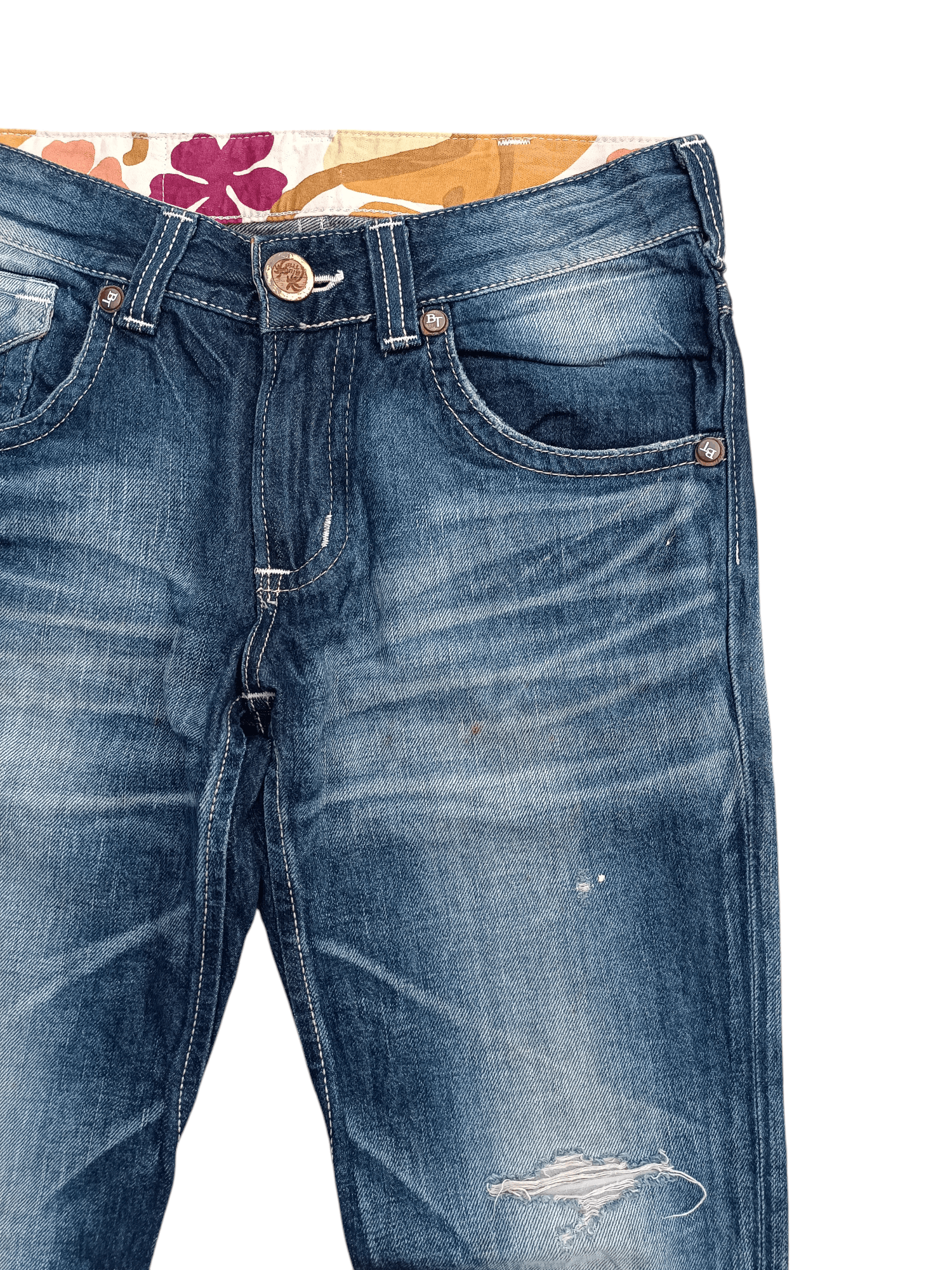 14th Addiction × Edwin × If Six Was Nine Edwin Exclusive Vintage Flare Distressed Whiskers Denim Size US 33 - 10 Thumbnail