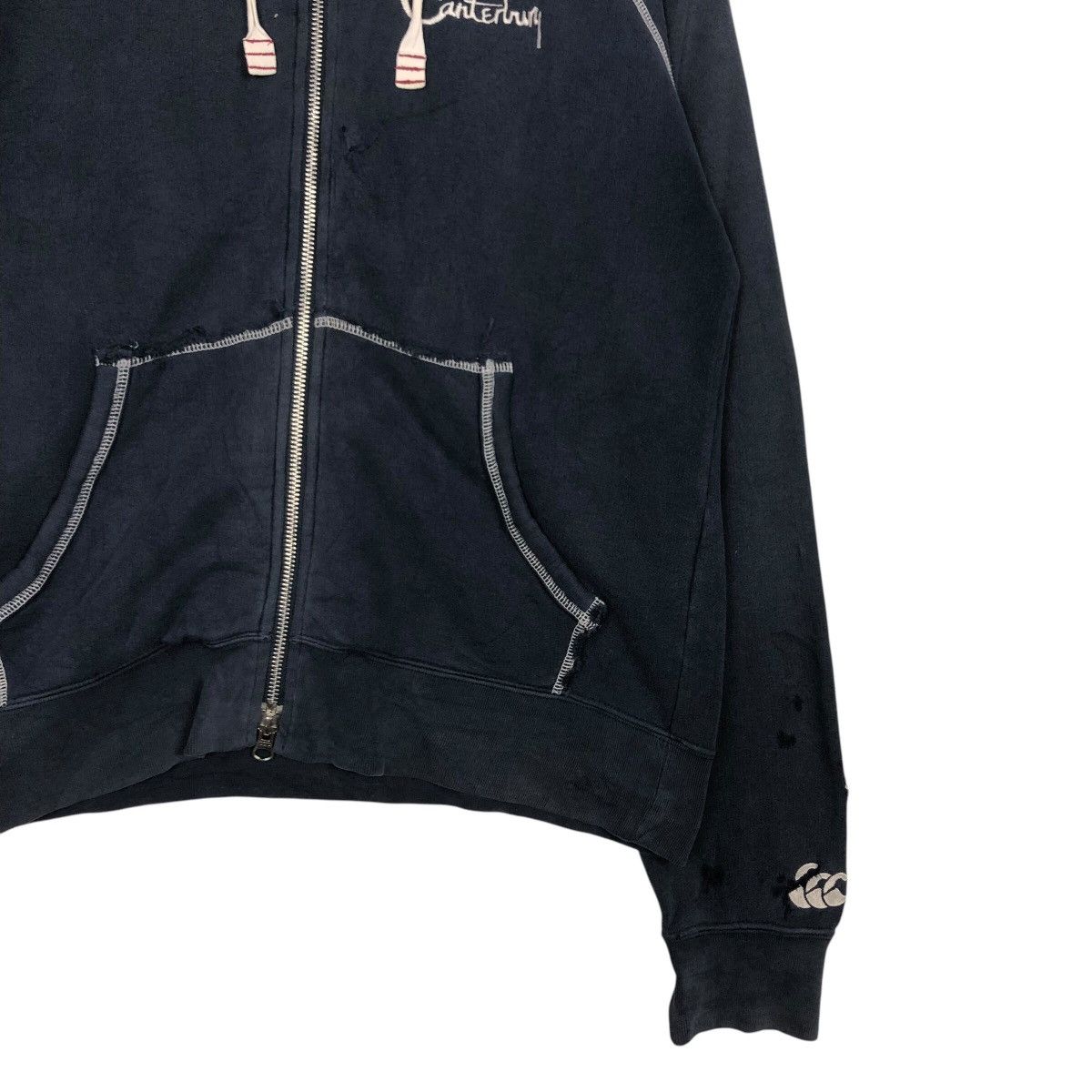 Canterbury of New Zealand × Japanese Brand × Vintage 📌Vintage Zipper Jacket Canterbury Distressed Design Size US M / EU 48-50 / 2 - 6 Thumbnail