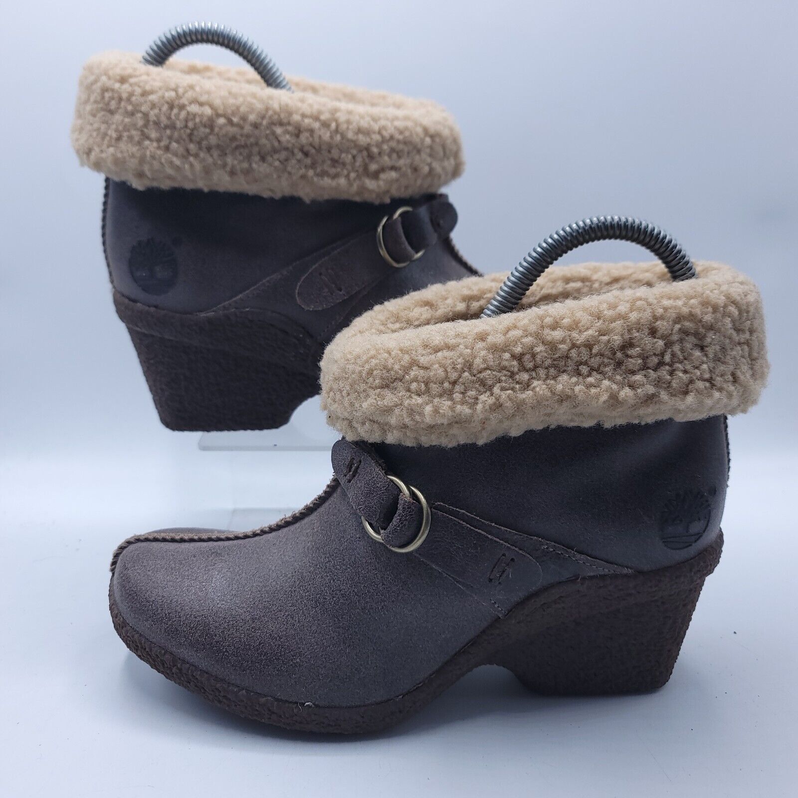 Timberland Timberland Block Heel Ankle Boot Womens Size 7 17670M Brown Size US 7 / IT 37 - 5 Thumbnail