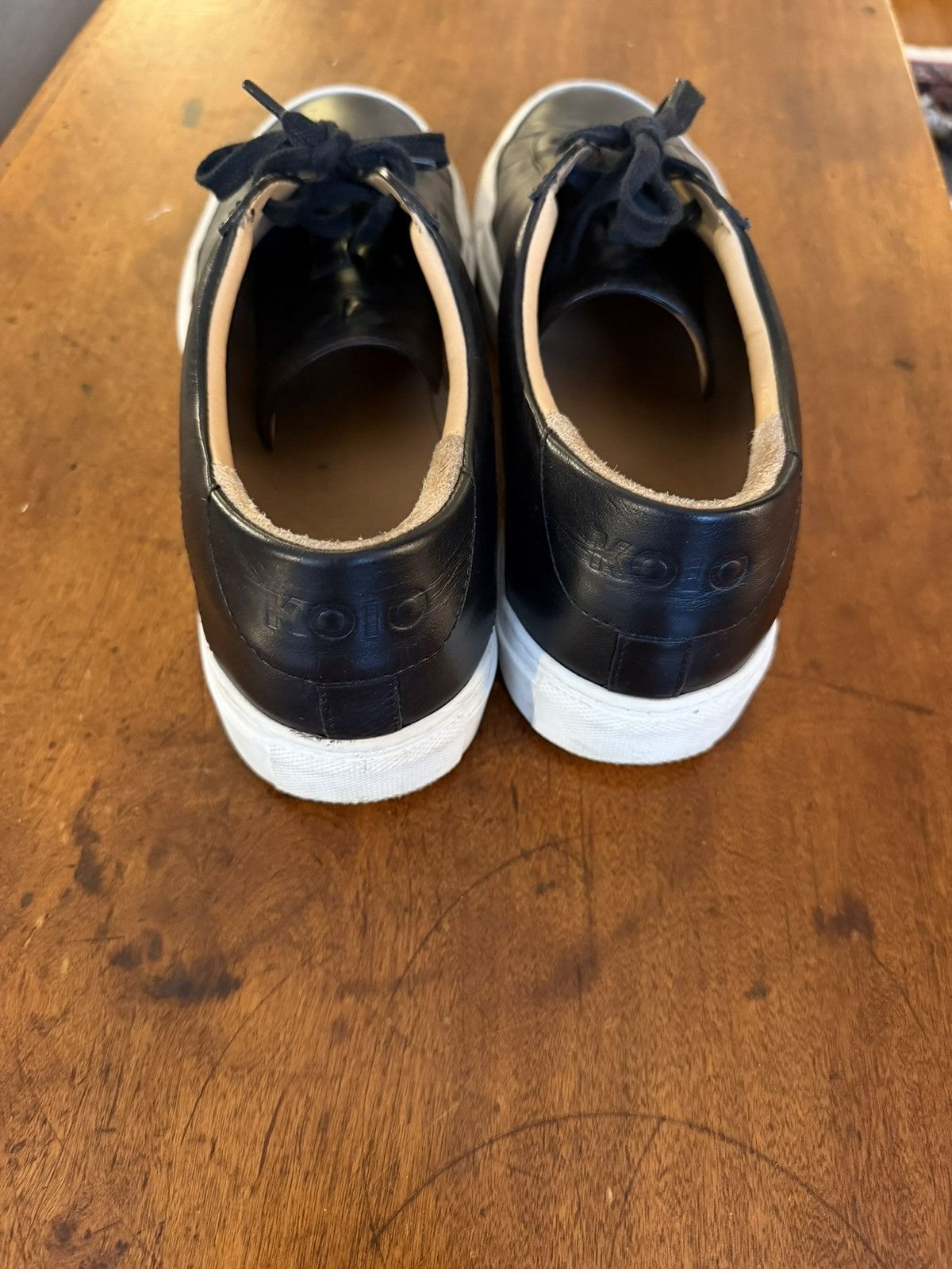 Koio Koio Capri Black Leather Sneakers – Size 43 Size US 10 / EU 43 - 3 Thumbnail