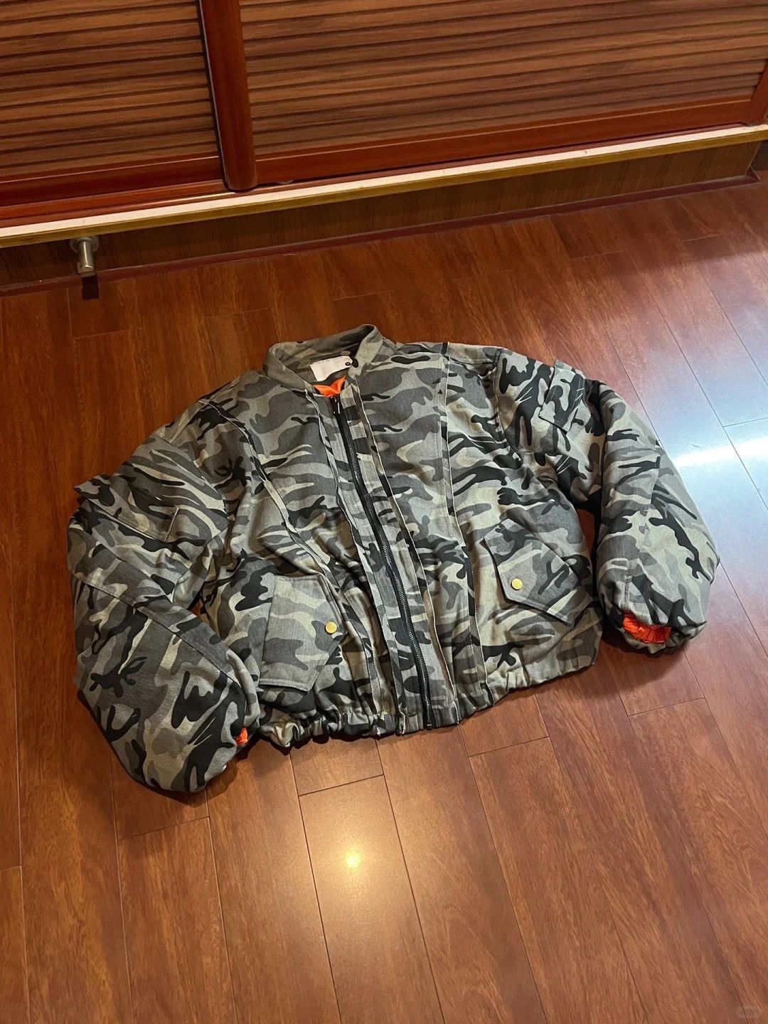Japanese Brand × Vintage Camo Bomber Size US S / EU 44-46 / 1 - 1 Thumbnail