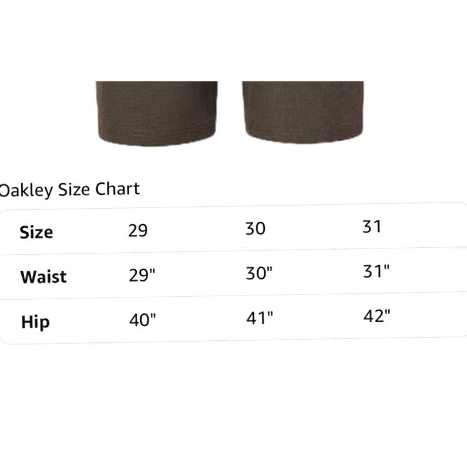 Oakley Oakley Men's Adventure Chino Short 19'' Color Green Size 30 Size US 30 / EU 46 - 2 Thumbnail
