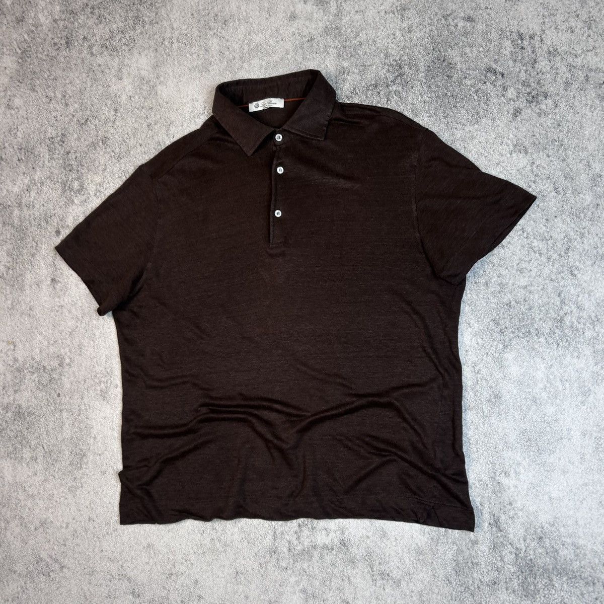 Loro Piana Loro Piana 100% linen polo shirt Size US L / EU 52-54 / 3 - 2 Thumbnail